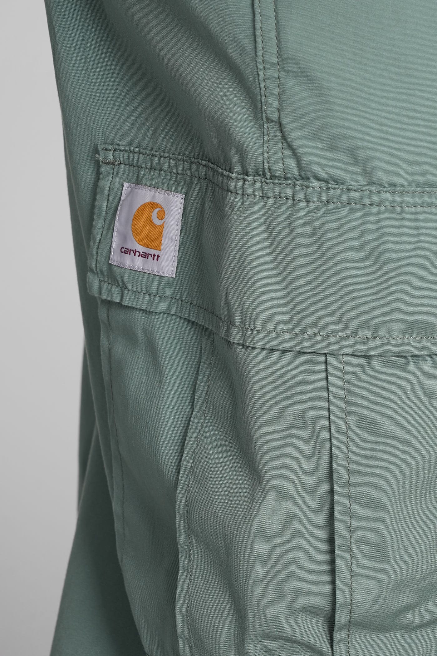 Shop Carhartt Pants In Green Cotton In Military