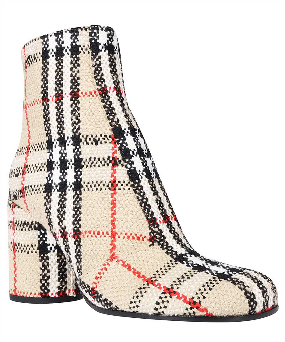 Burberry Fabric Ankle Boots In Multi