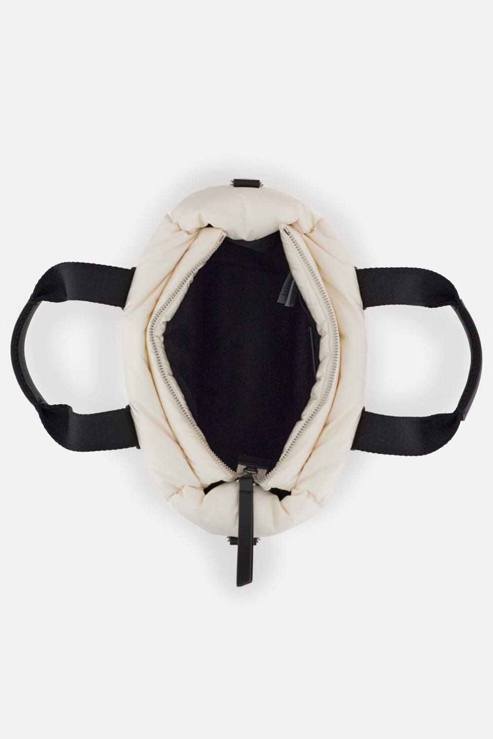 Moncler Caradoc Padded Top-handle Shoulder Bag In White