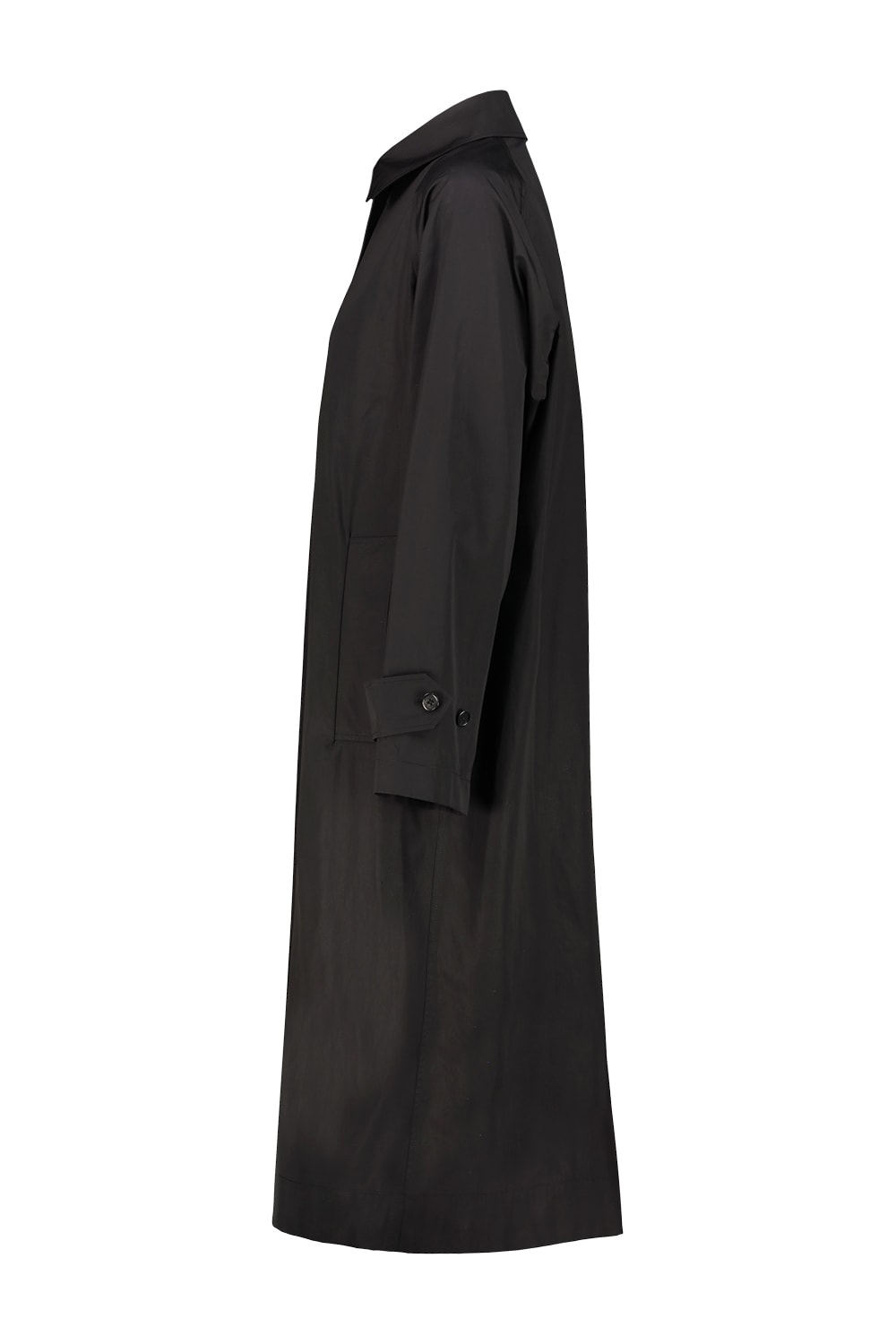 The Row Tavishina Single-breasted Coat In Black