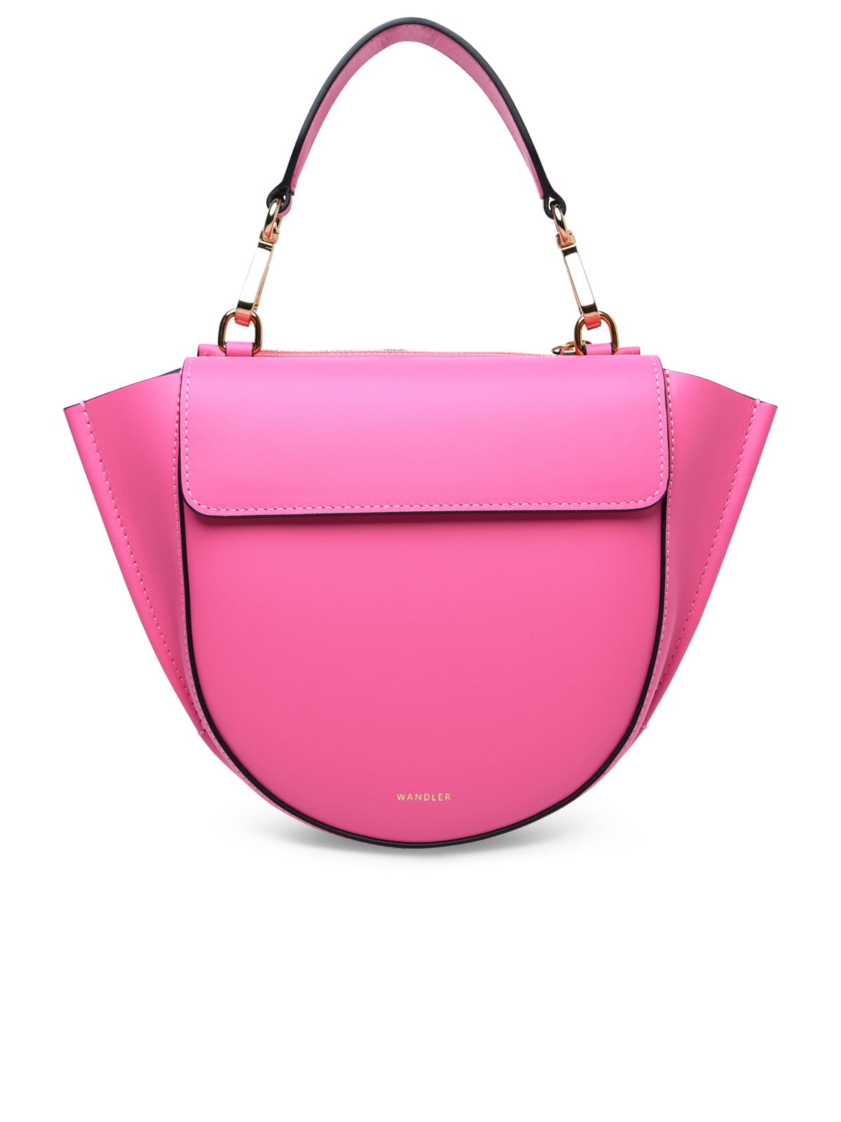 hortensia Mini Bag In Pink Calf Leather