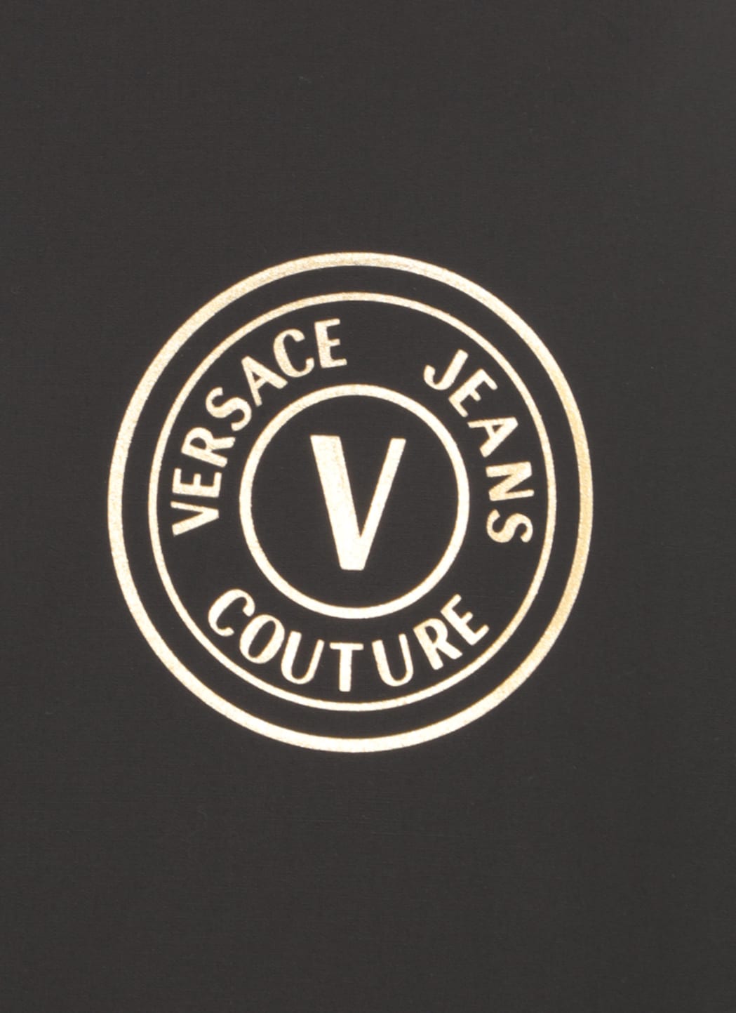 Shop Versace Jeans Couture Logoed Shirt In Black