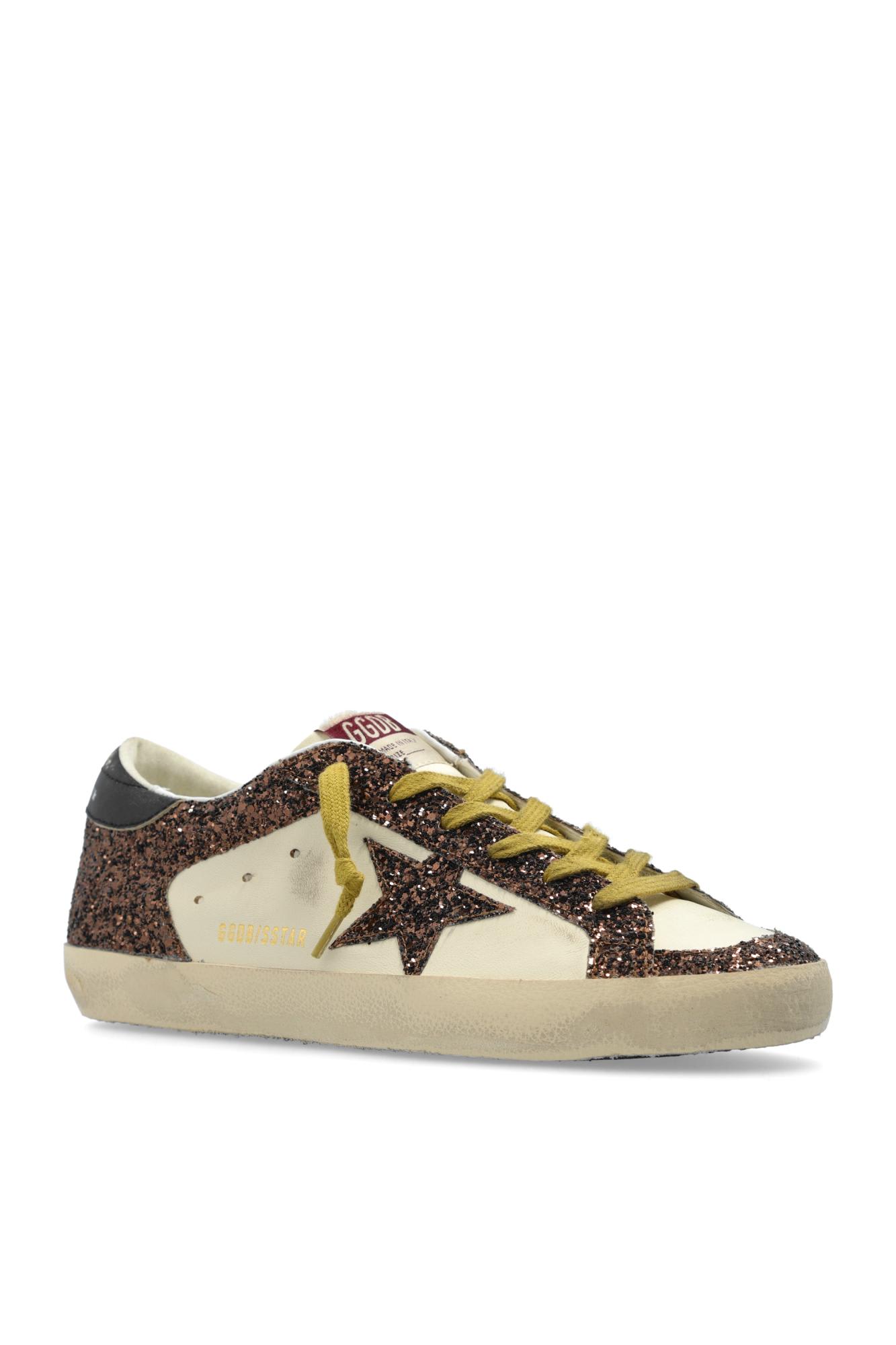 Shop Golden Goose Sneakers Super-star Double Quarter And Toe In Bianco