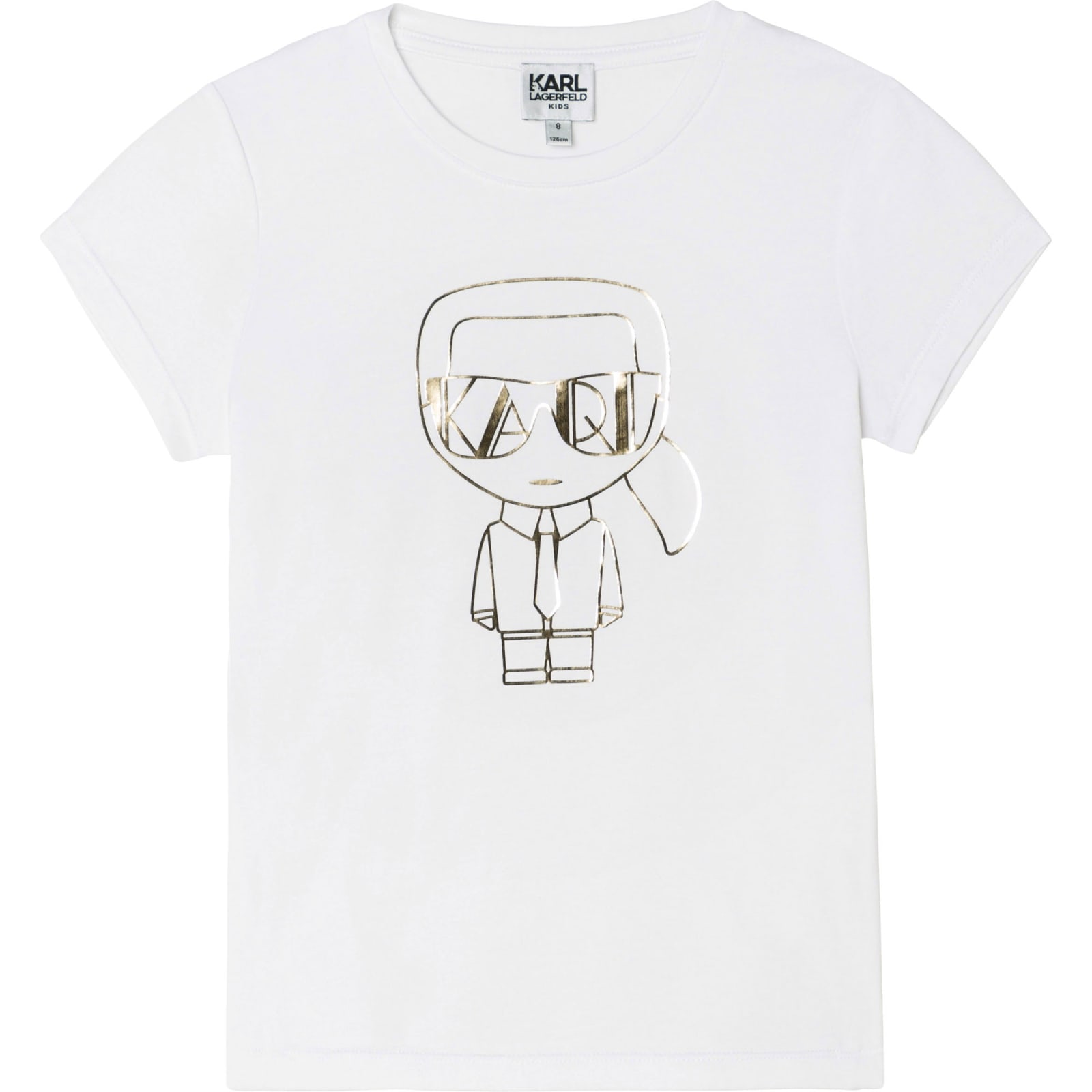 Karl Lagerfeld Kids T-shirt With K / Ikonic Print