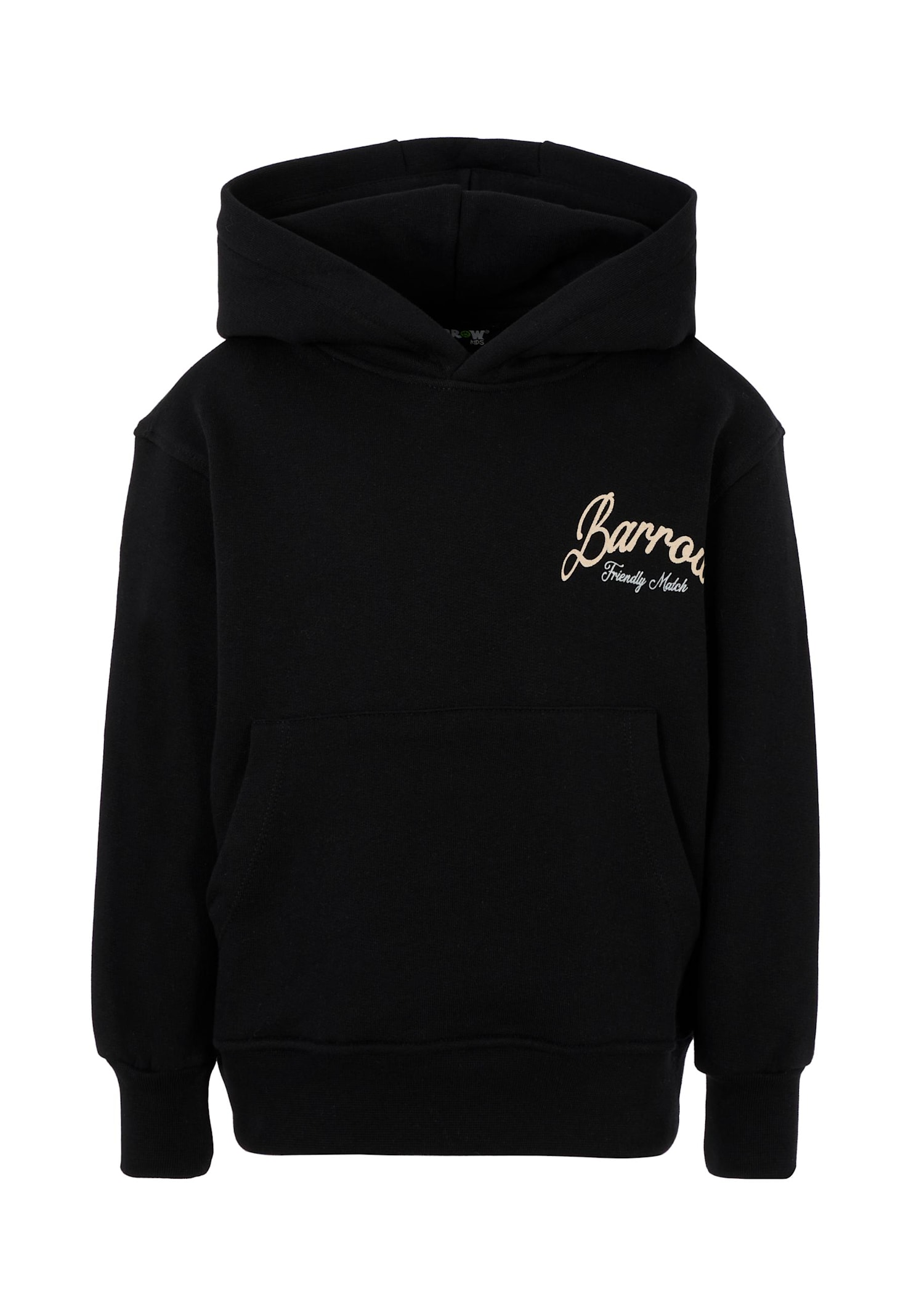 Barrow Black Sweatshirt For Kids With Three Bears In Black