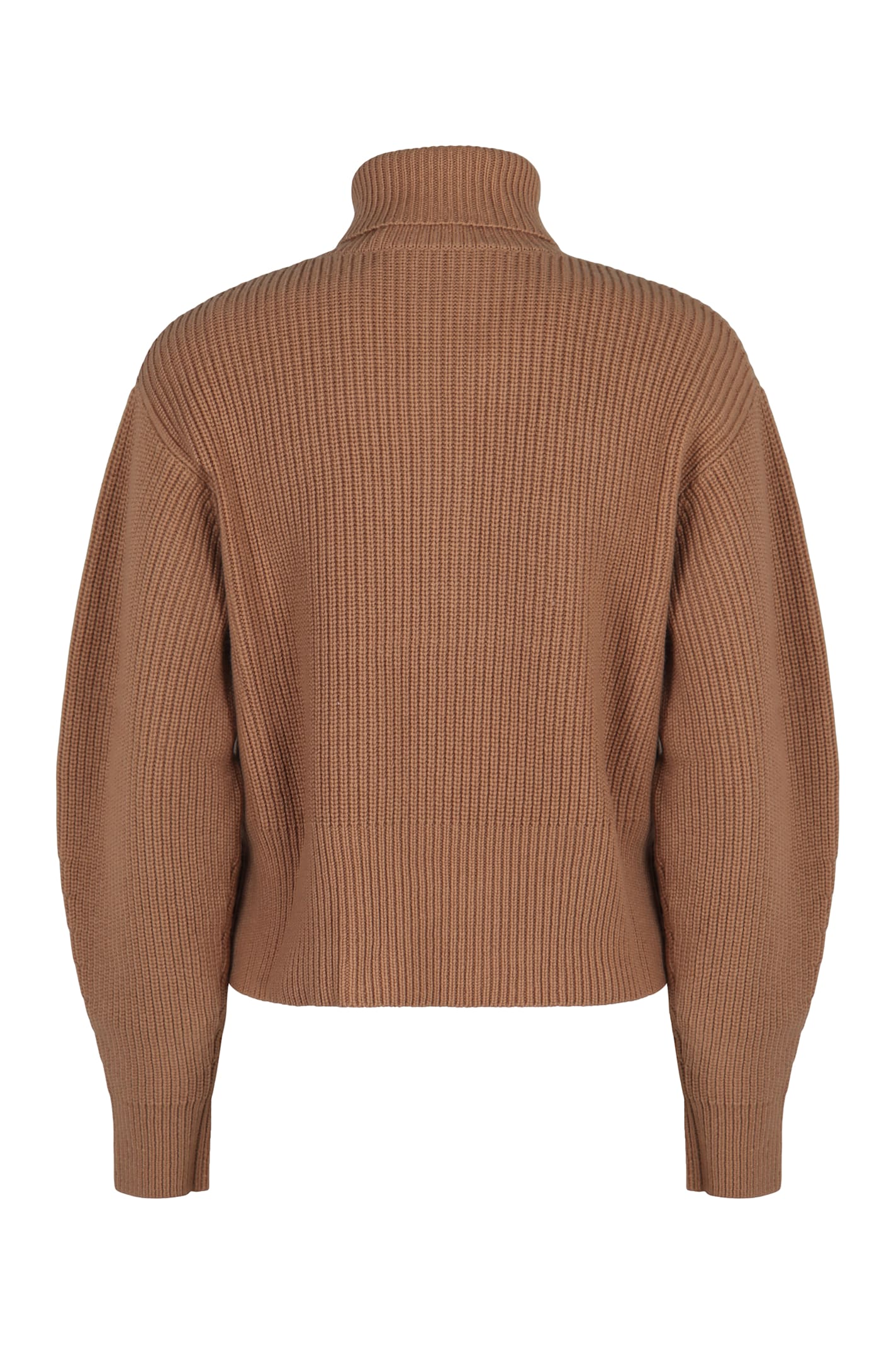 Max Mara Nadar Sweater In Wool And Cashmere In Brown