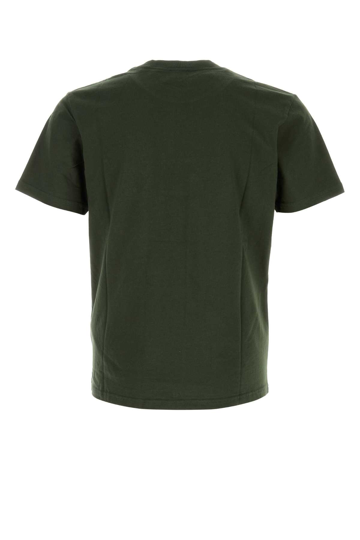 Shop Kenzo Army Green Cotton T-shirt In Darkkhaki