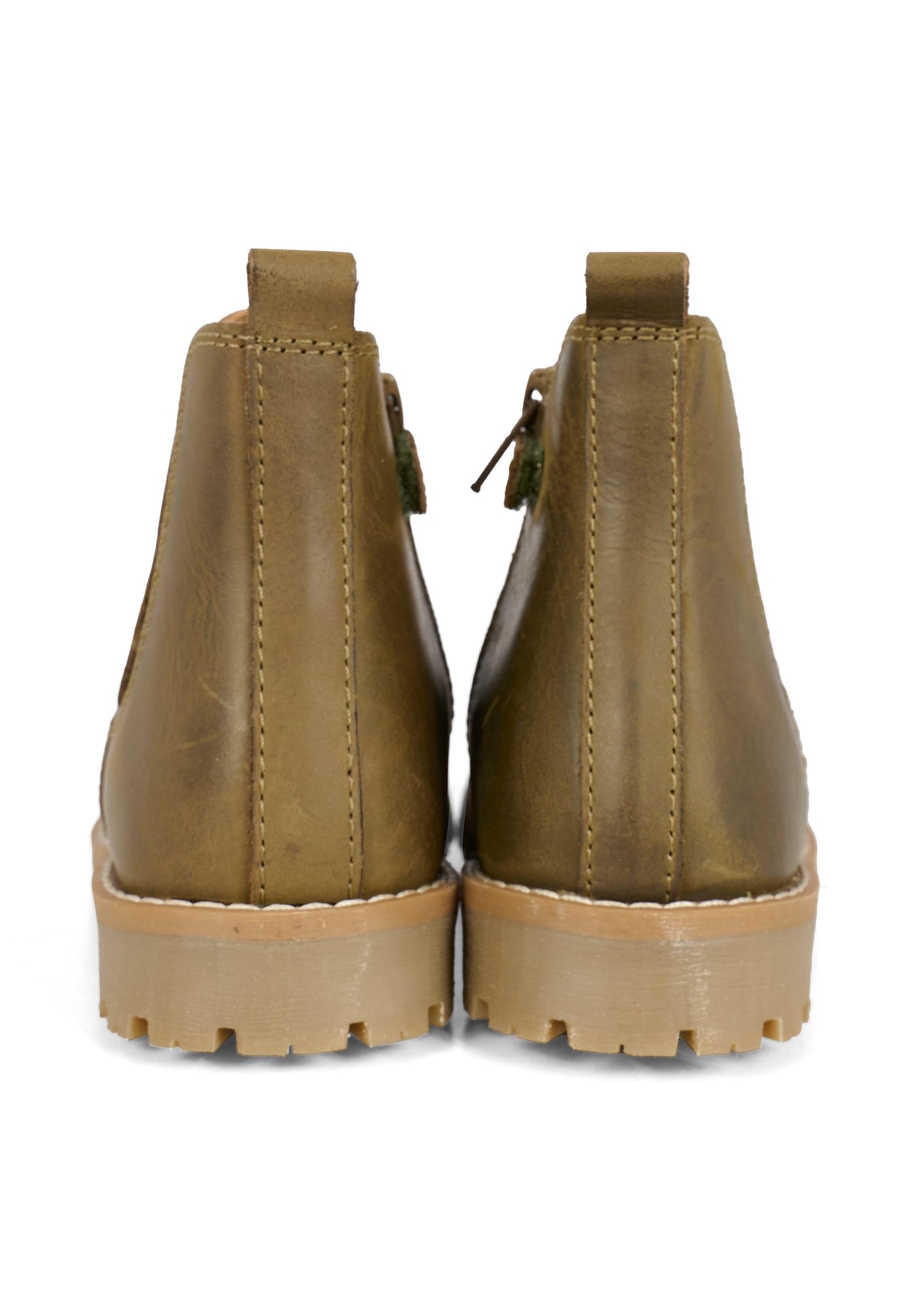 Tommy Hilfiger Brown Ankle Boots For Boy With Logo In Green