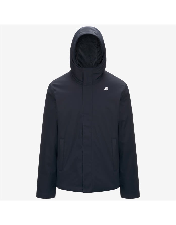 Shop K-way Jacko Twill Marmotta Jacket In Blu