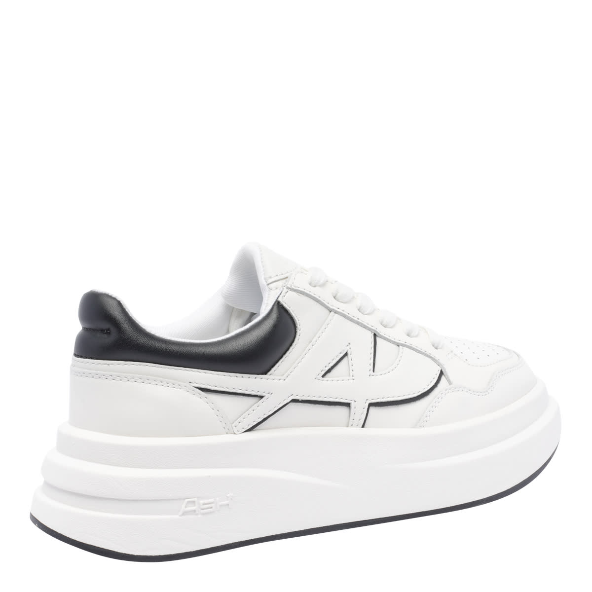 Ash Icone Logo-detail Platform Sneakers In White