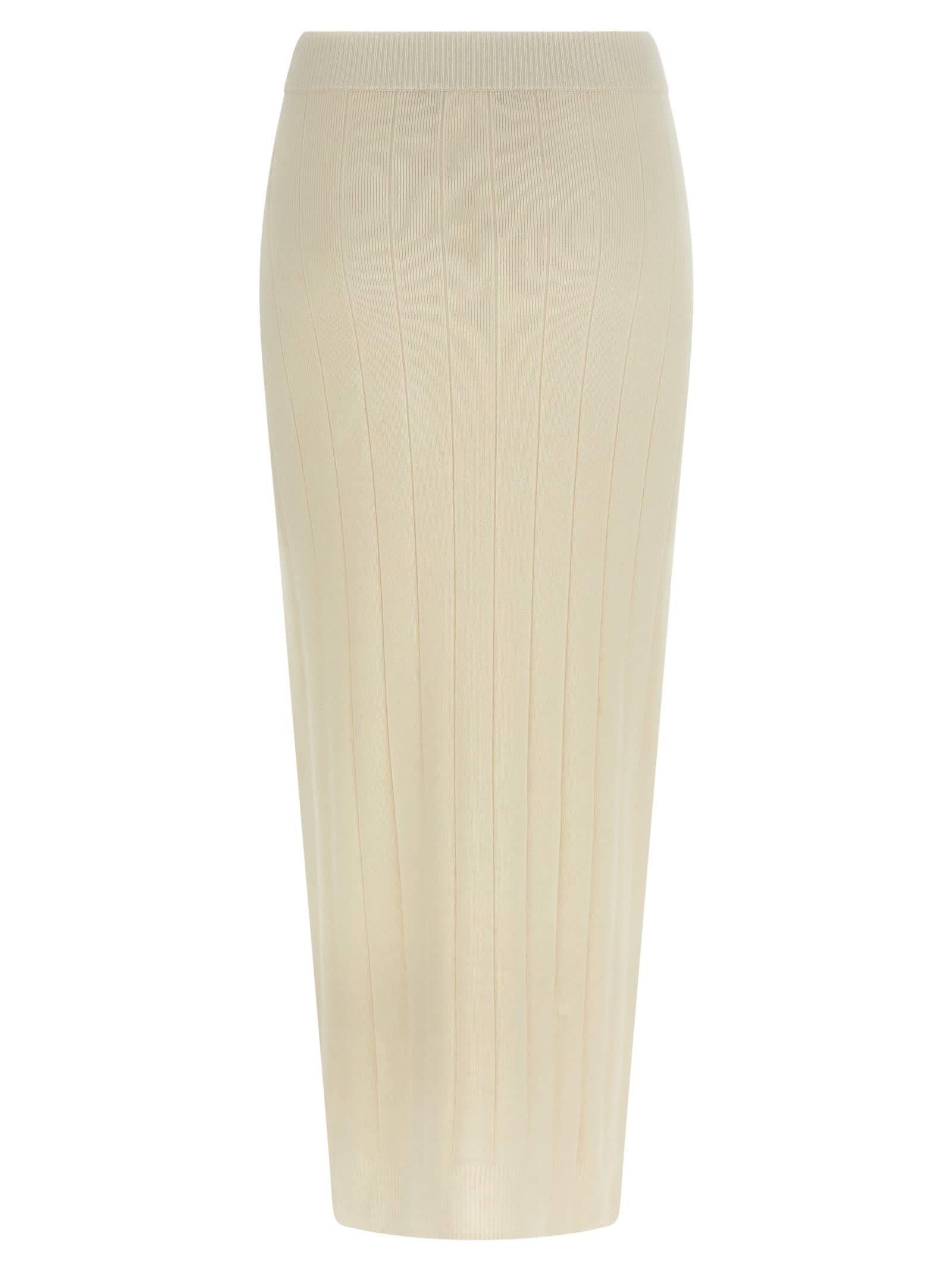 Max Mara Sante Skirt In Neutral