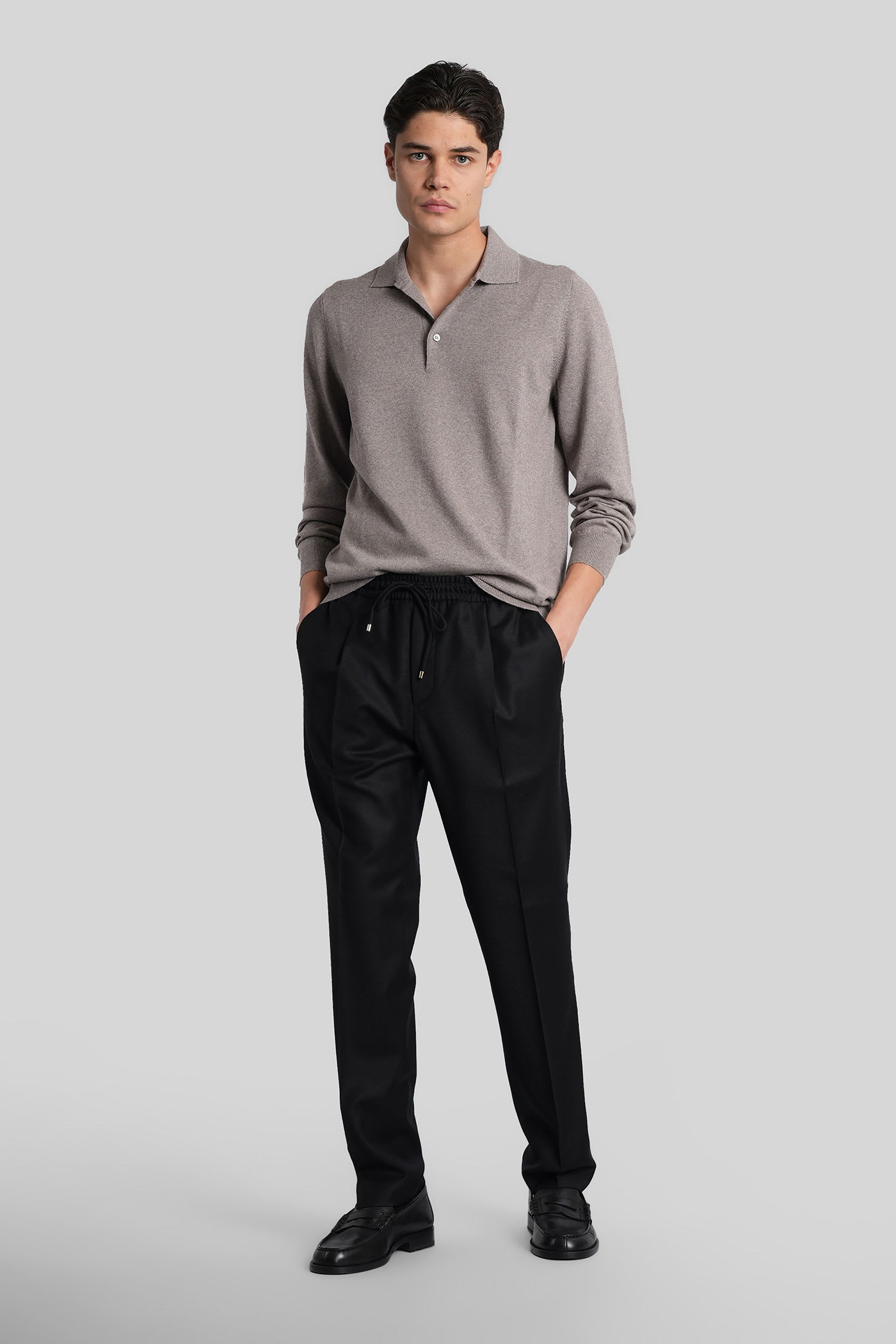 Briglia 1949 Wimbledons Pants In Black Cotton In Black