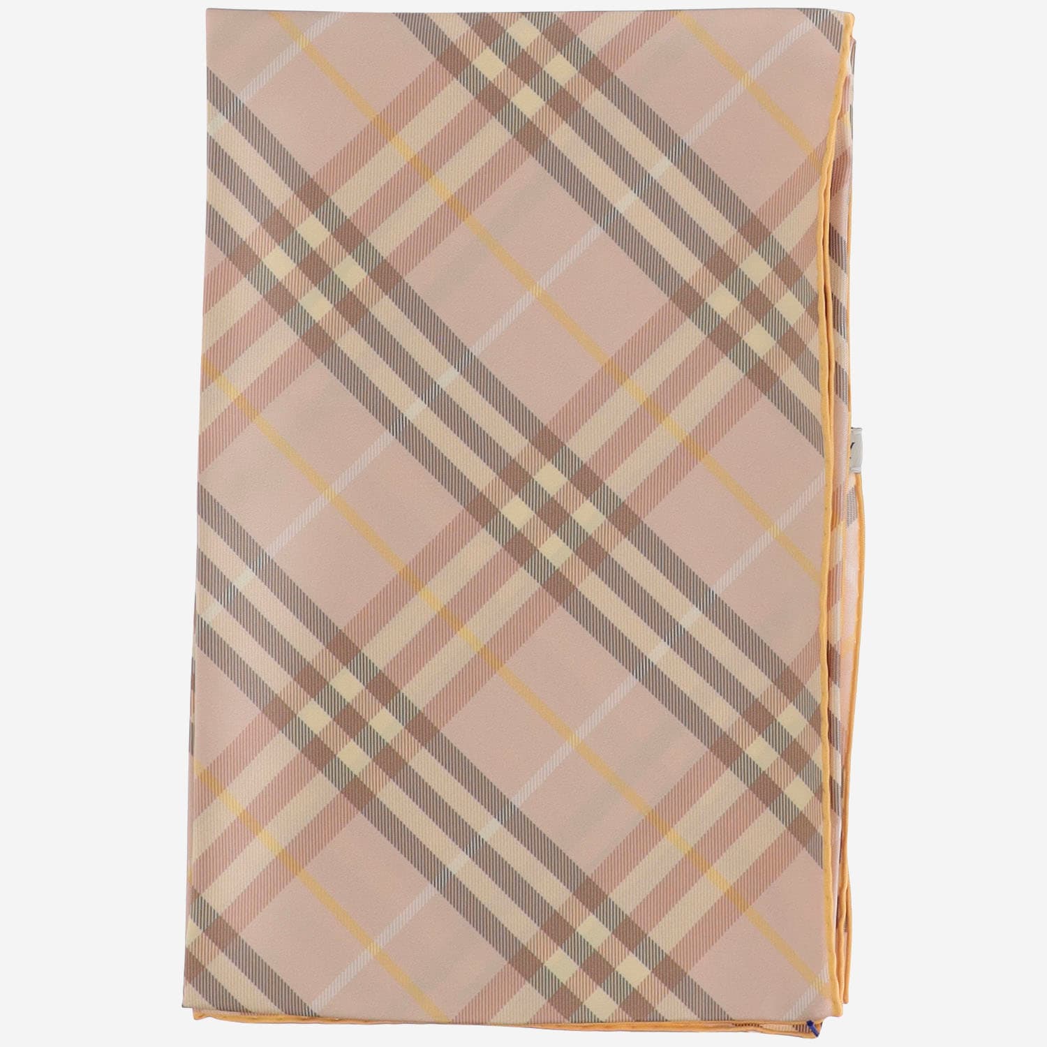 Silk Check Scarf