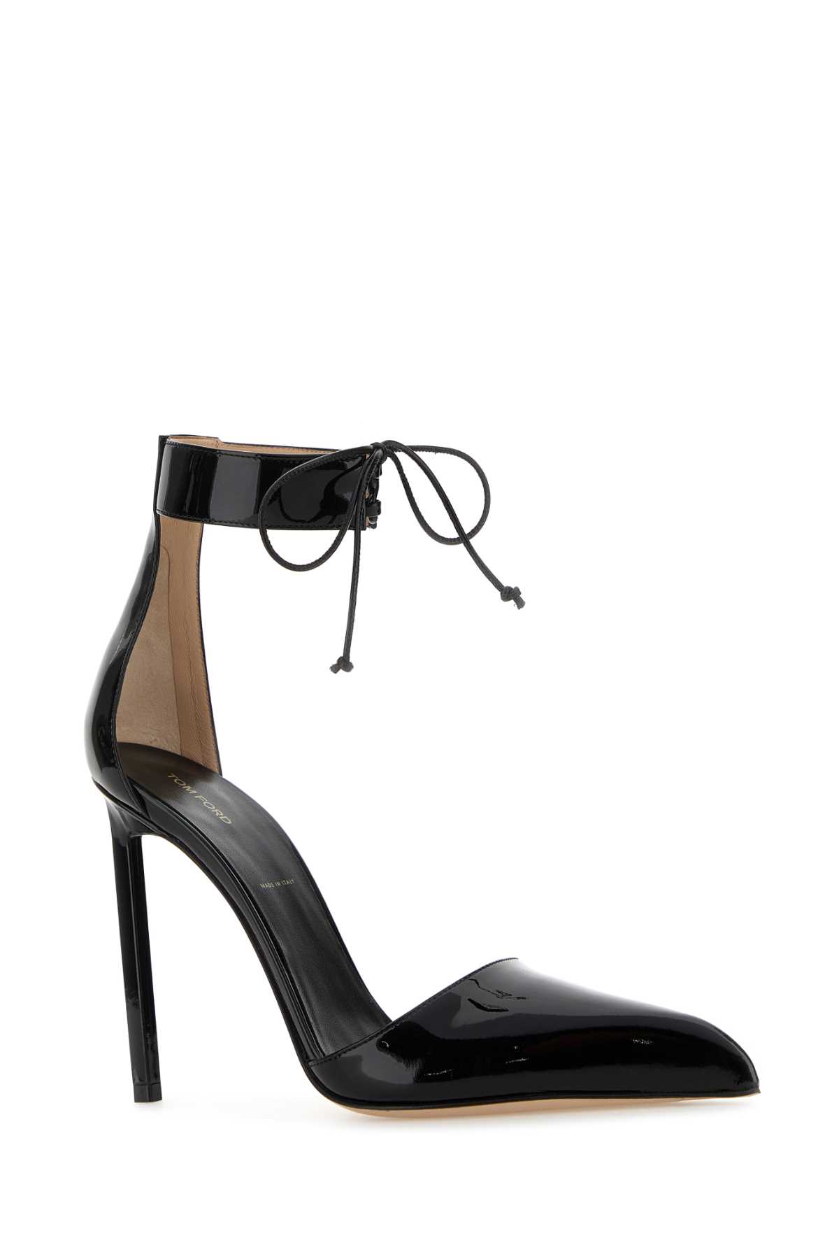 Tom Ford 105mm Patent Leather Pumps In Black
