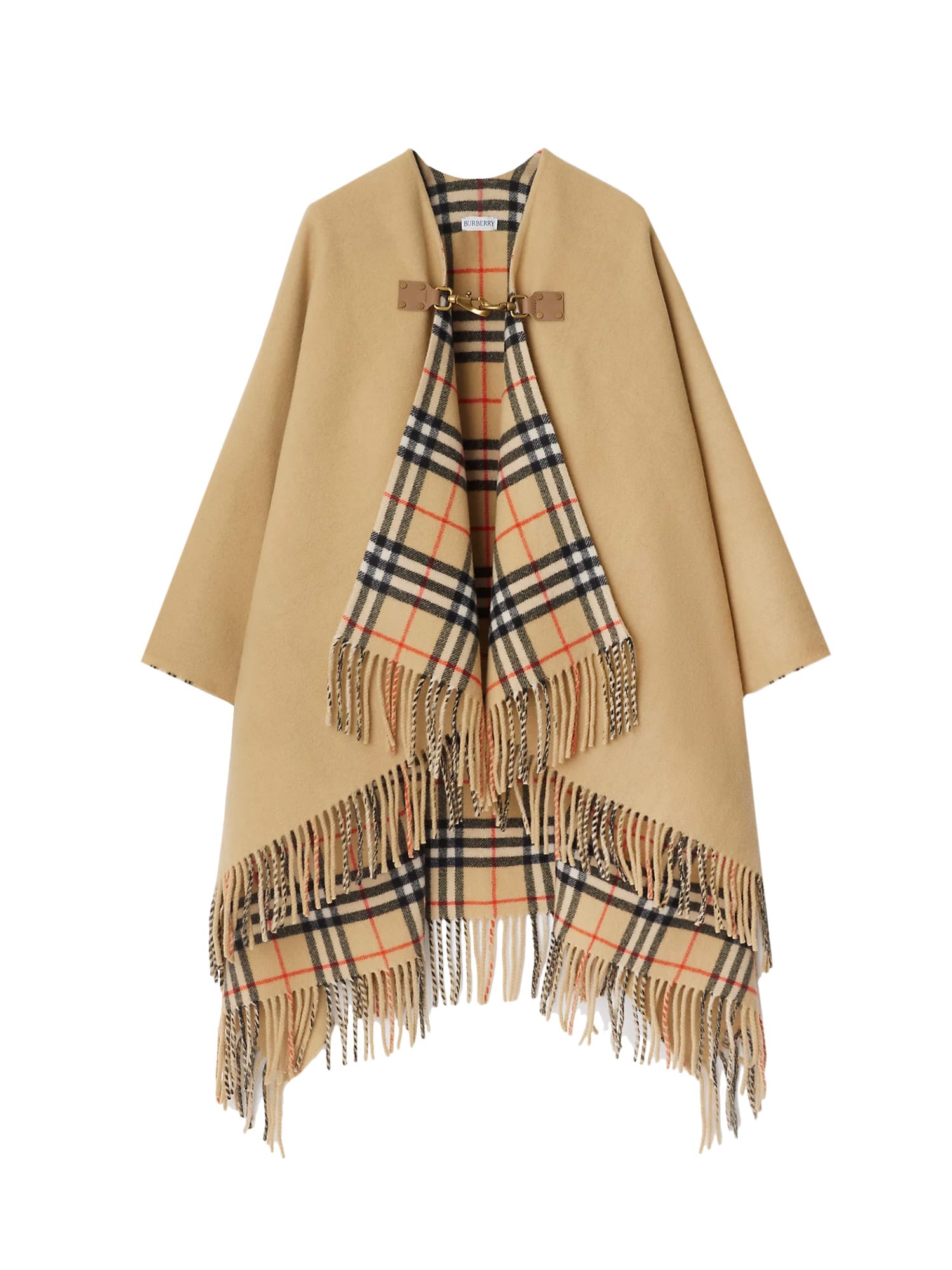 Shop Burberry Marsh Cape In Sand