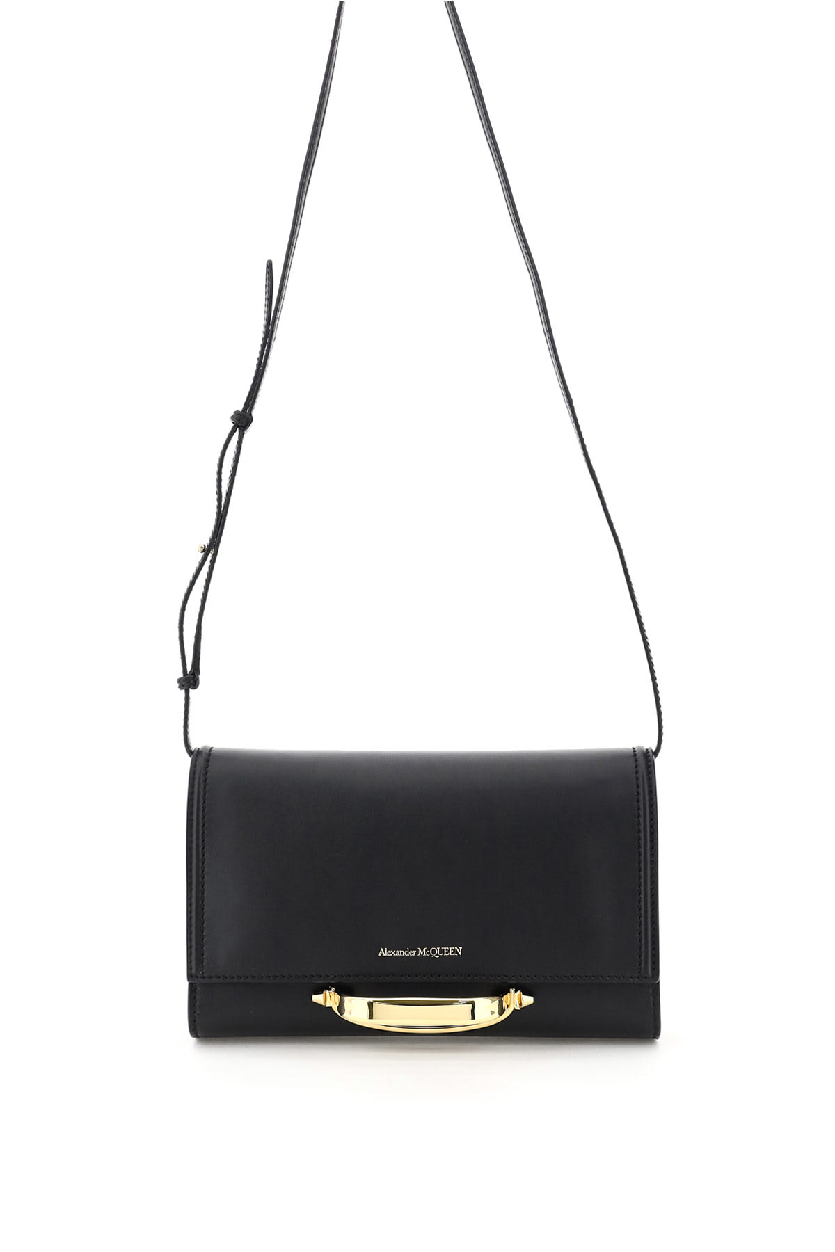 Alexander McQueen The Story Clutch Bag With Shoulder Strap
