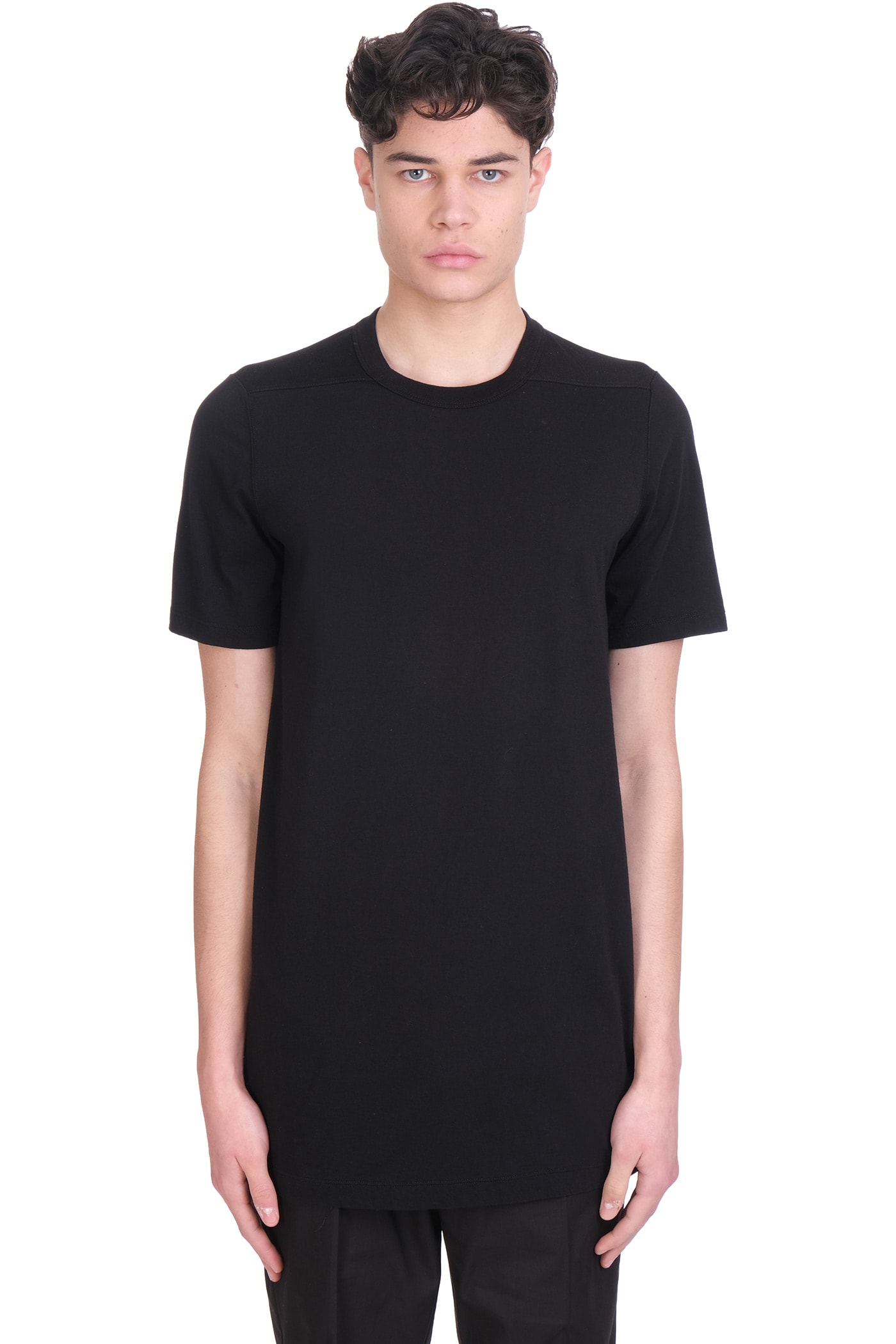 Rick Owens T-shirt In Black Cotton