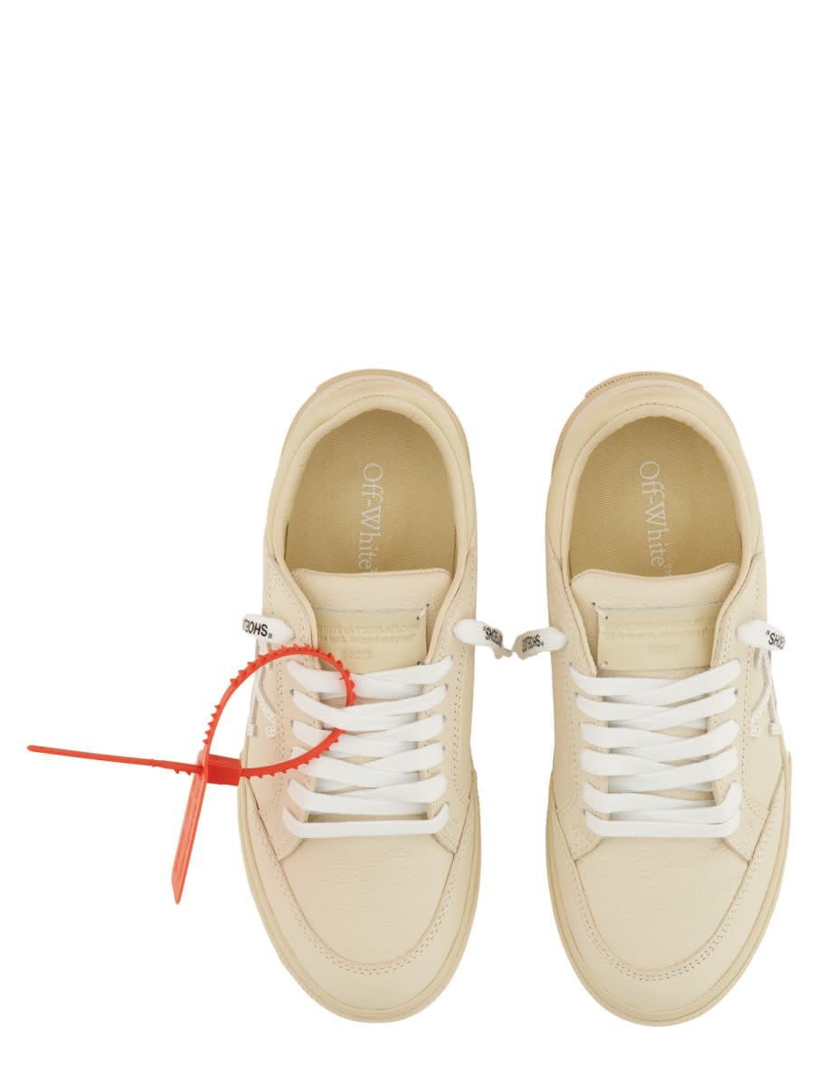 Off-white "low Vulcanized" Sneaker In Nude