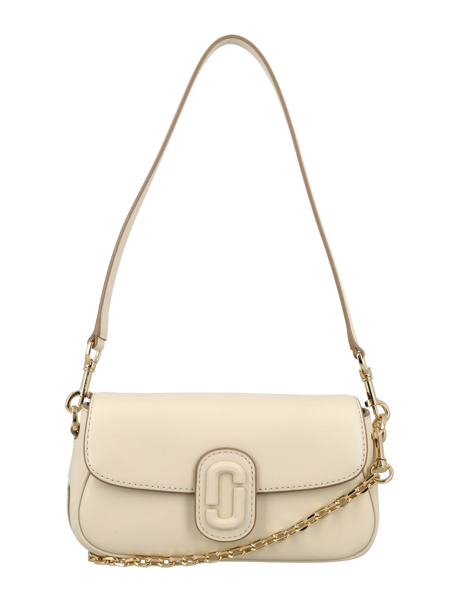 Shop Marc Jacobs The Clover Shoulder Bag In Cloud White