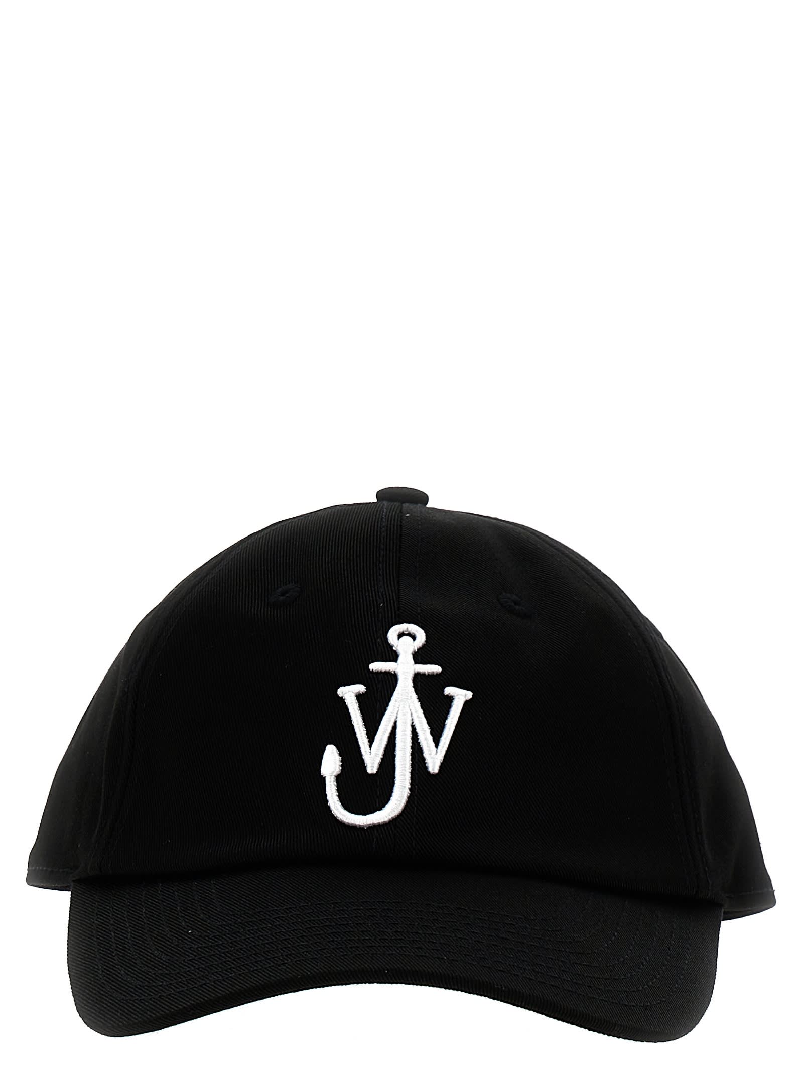 Shop Jw Anderson Logo Cap In Black
