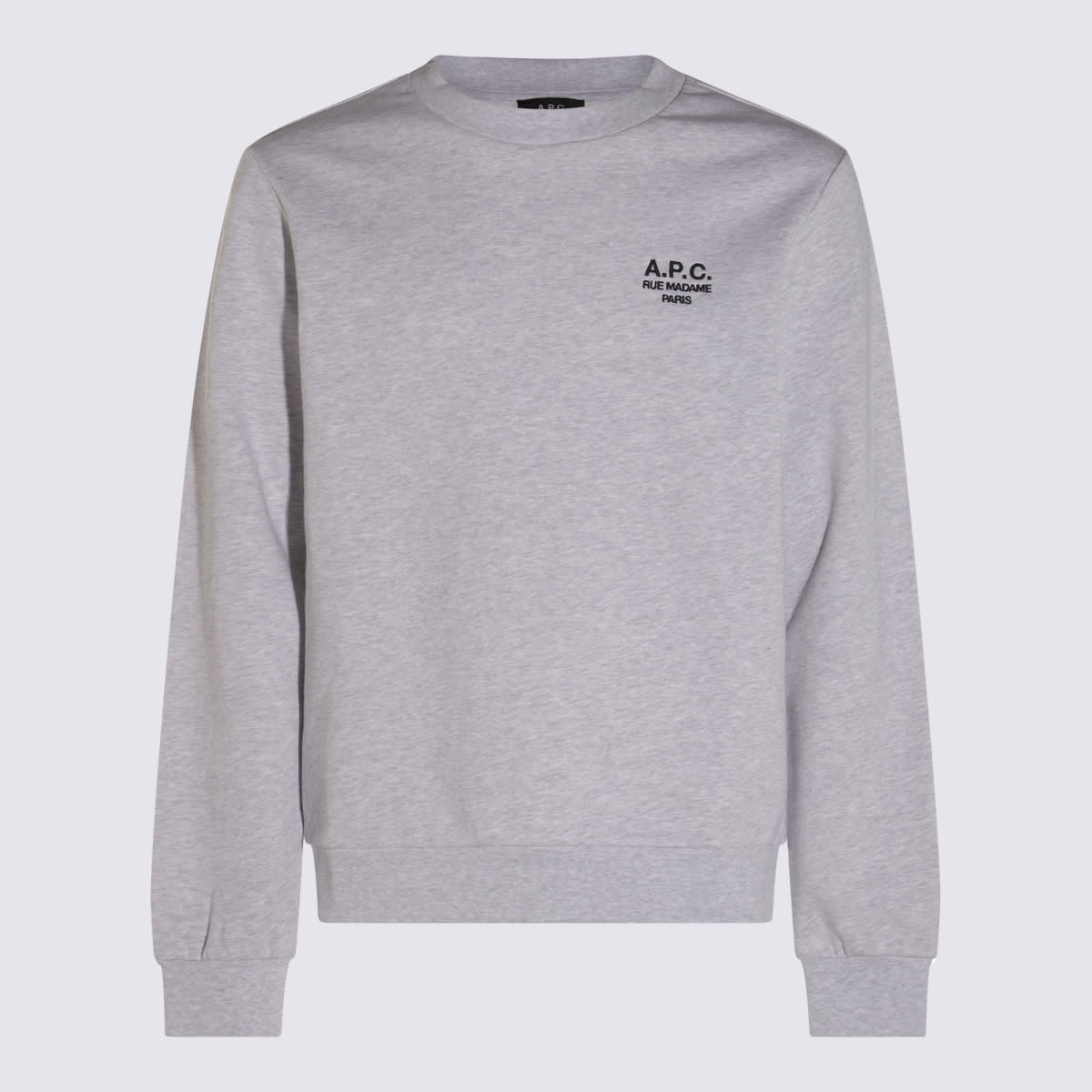 A. P.C. Light Grey Cotton Sweatshirt