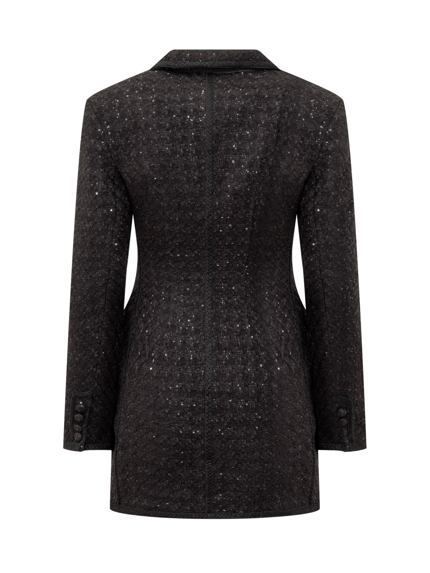 Shop Rotate Birger Christensen Blazer Dress In Black