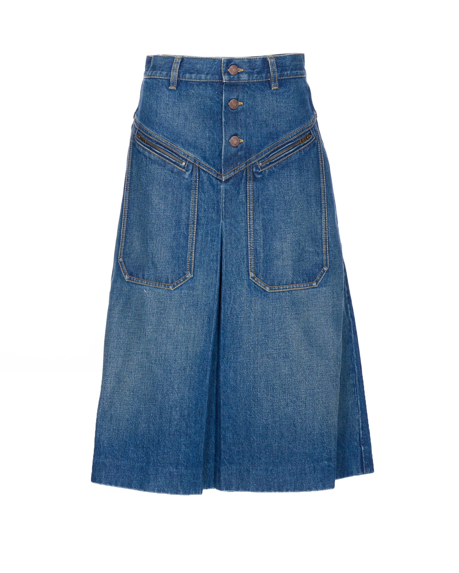 Chloé A-line Silhouette Midi Length Skirt