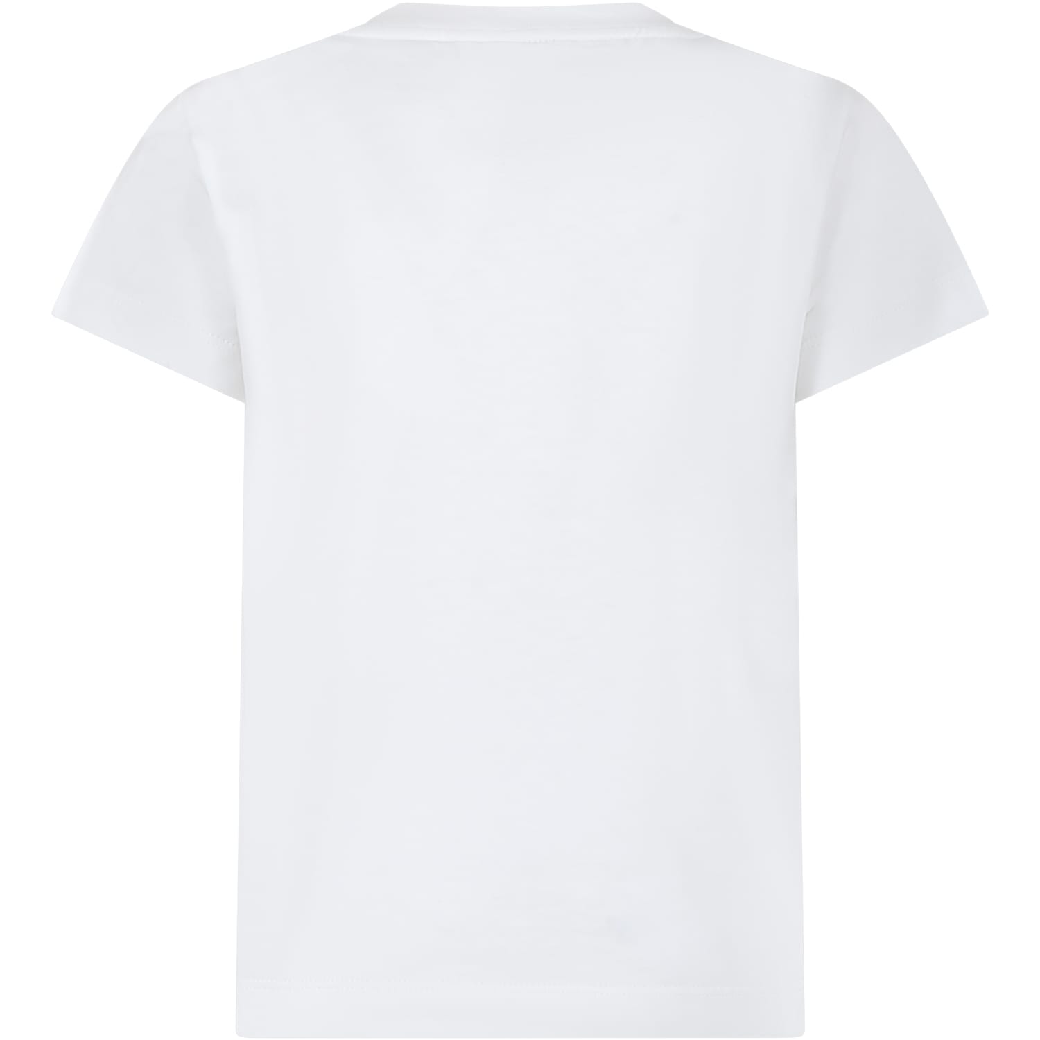 Shop Fendi White T-shirt For Boy With Logo