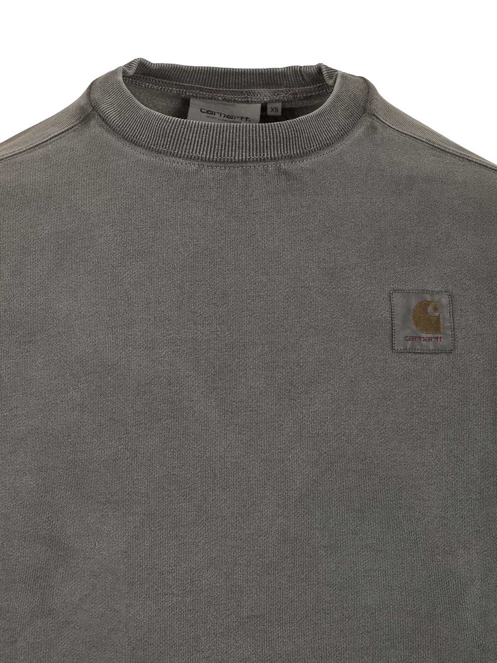 Carhartt Wip Charcoat Cotton Oversize Vista Sweat In Gray