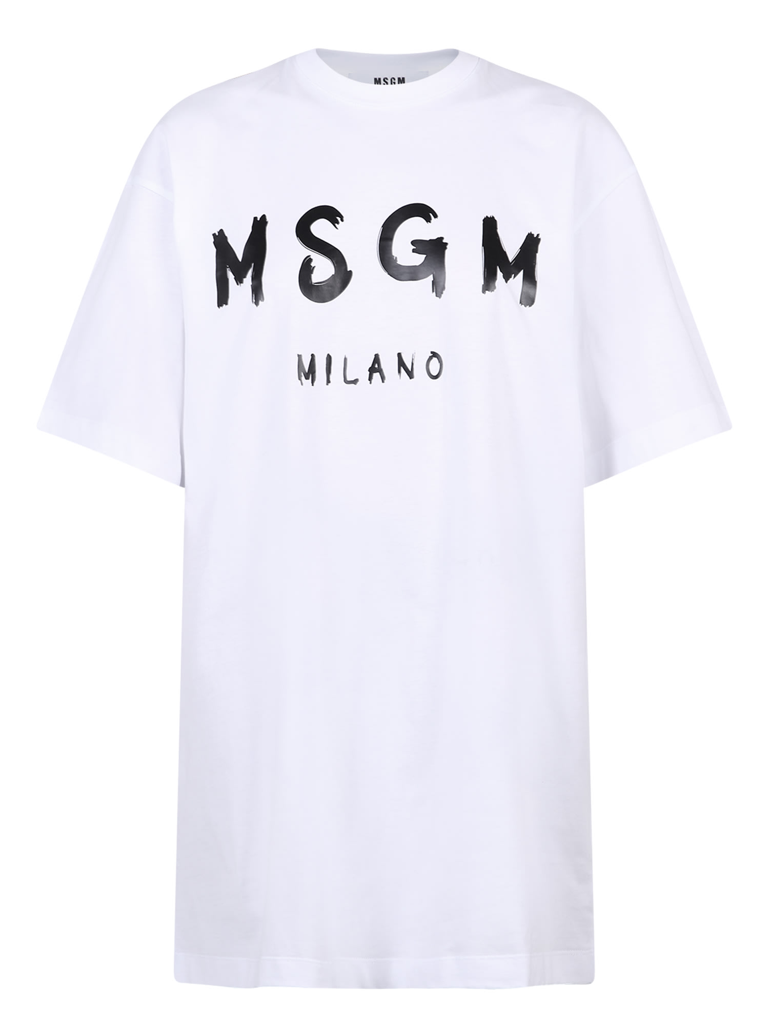 MSGM Branded T-shirt Dress