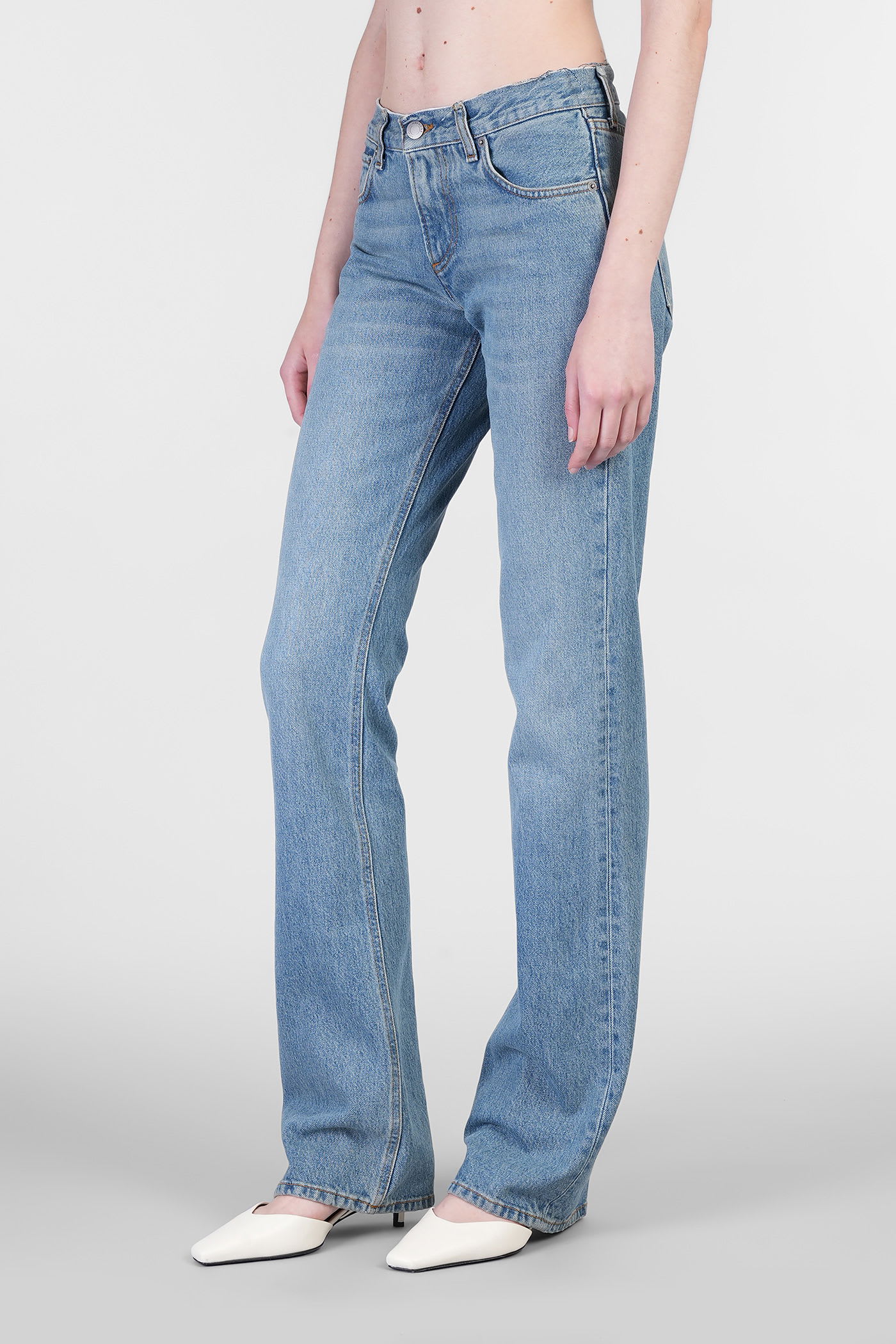 HAIKURE CARLY JEANS IN BLUE COTTON 
