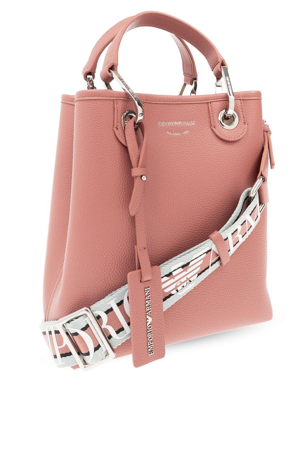 Shop Emporio Armani Shoulder Bag In Pink