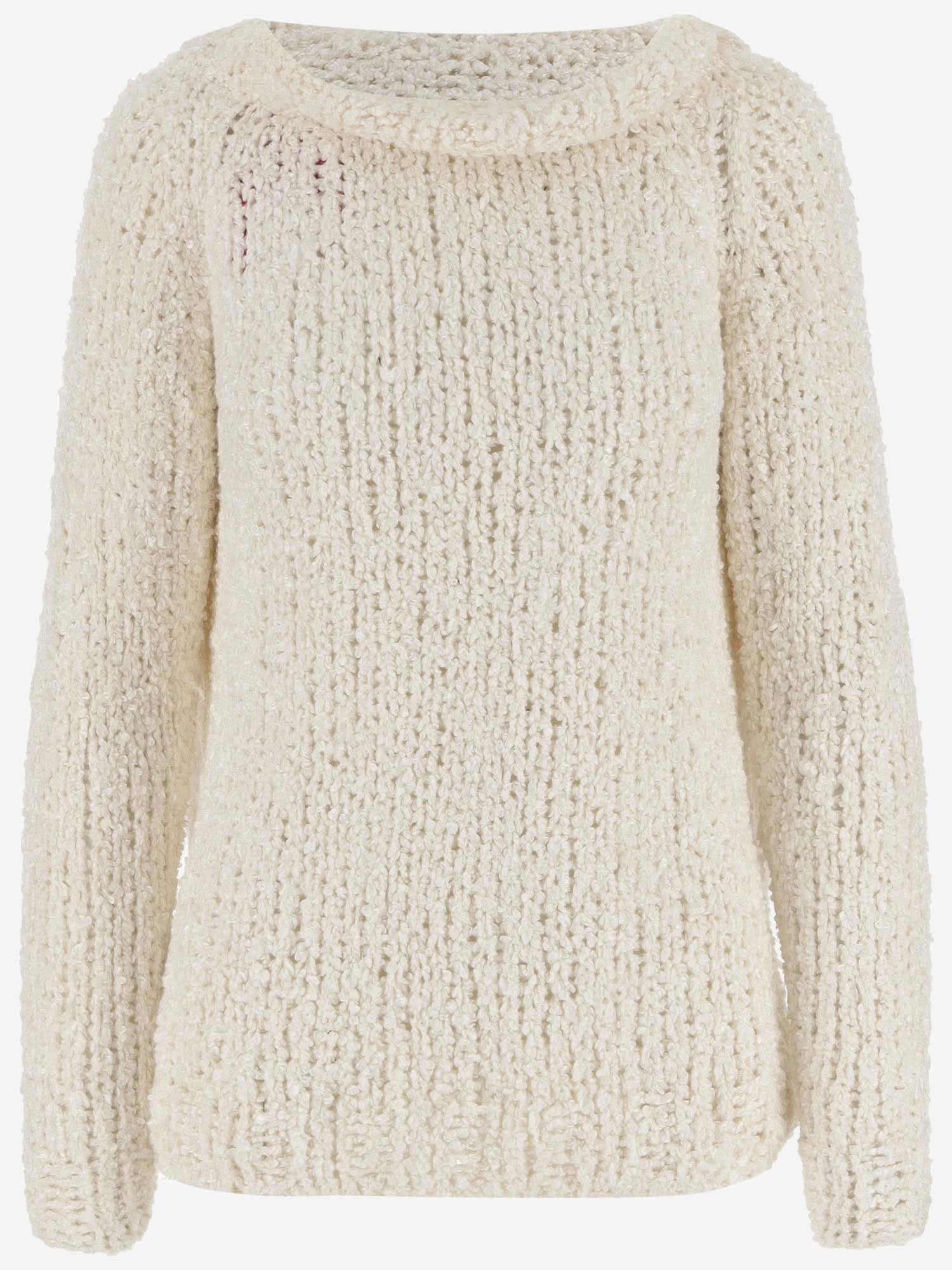 Wild Cashmere Silk Sweater In Ivory