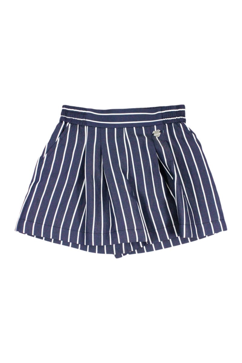 Monnalisa Bermuda Shorts In Blu