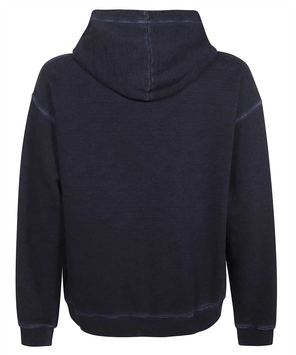 Shop Dsquared2 Full Zip Hoodie In Blue