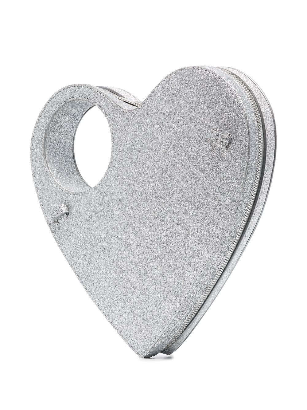 Coperni Glittered Heart Handbag