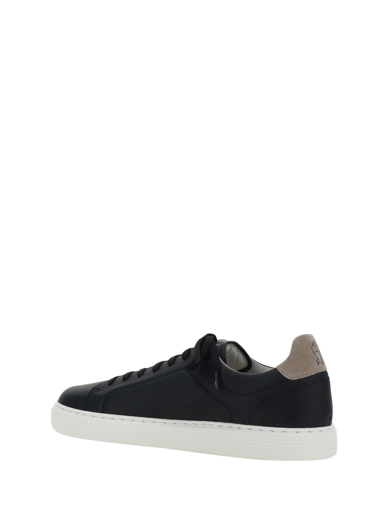 Shop Brunello Cucinelli Sneakers In Nero+avola+fumo