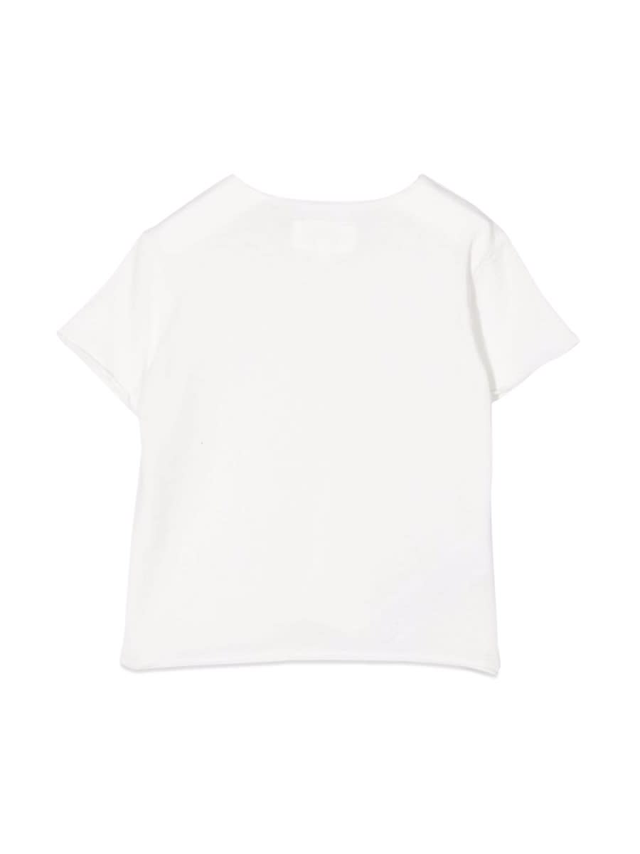Shop Teddy &amp; Minou T-shirt In White