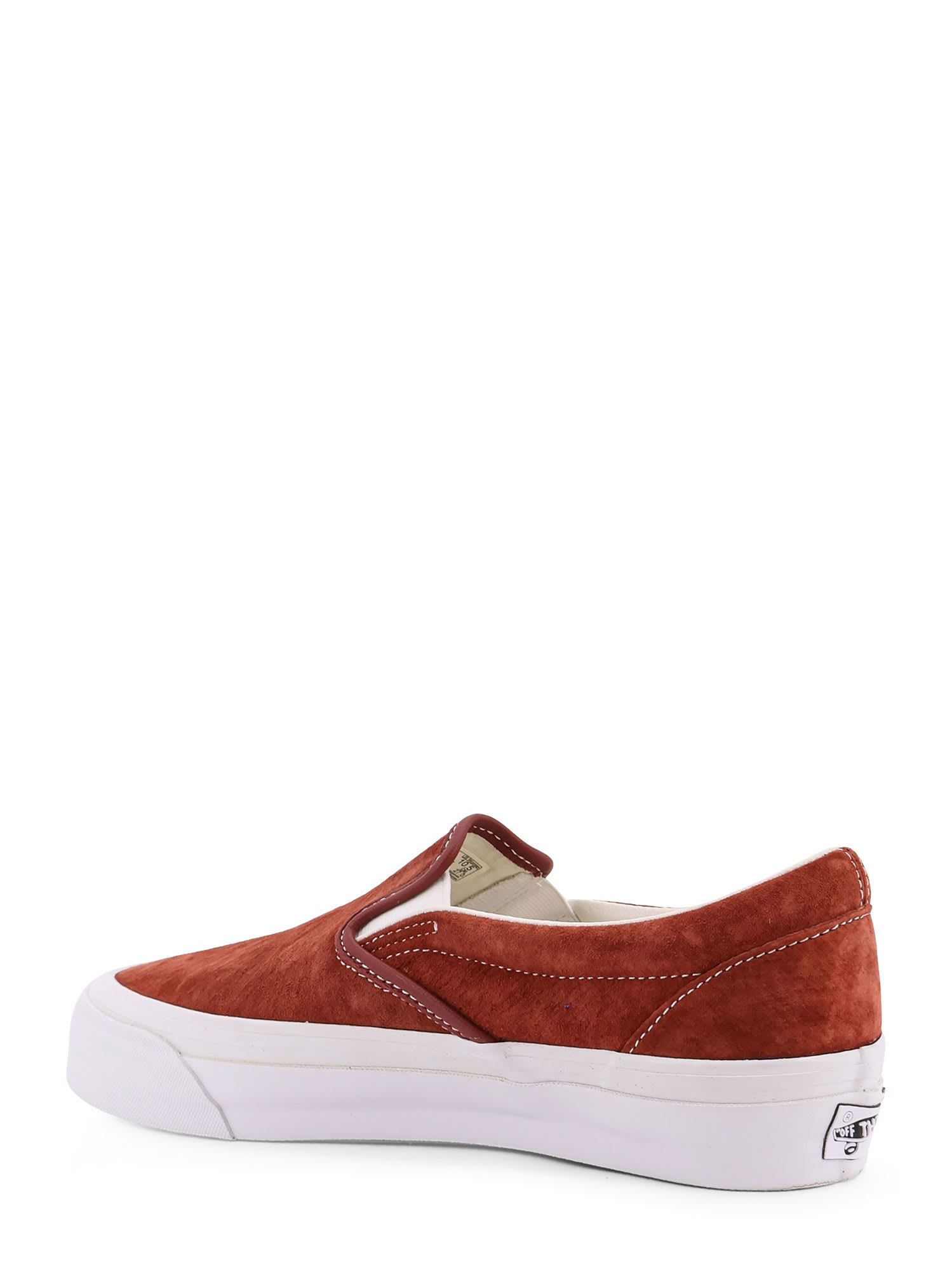 Vans Lx Classic Slip-on 98 Low-top Suede Sneakers In Brown