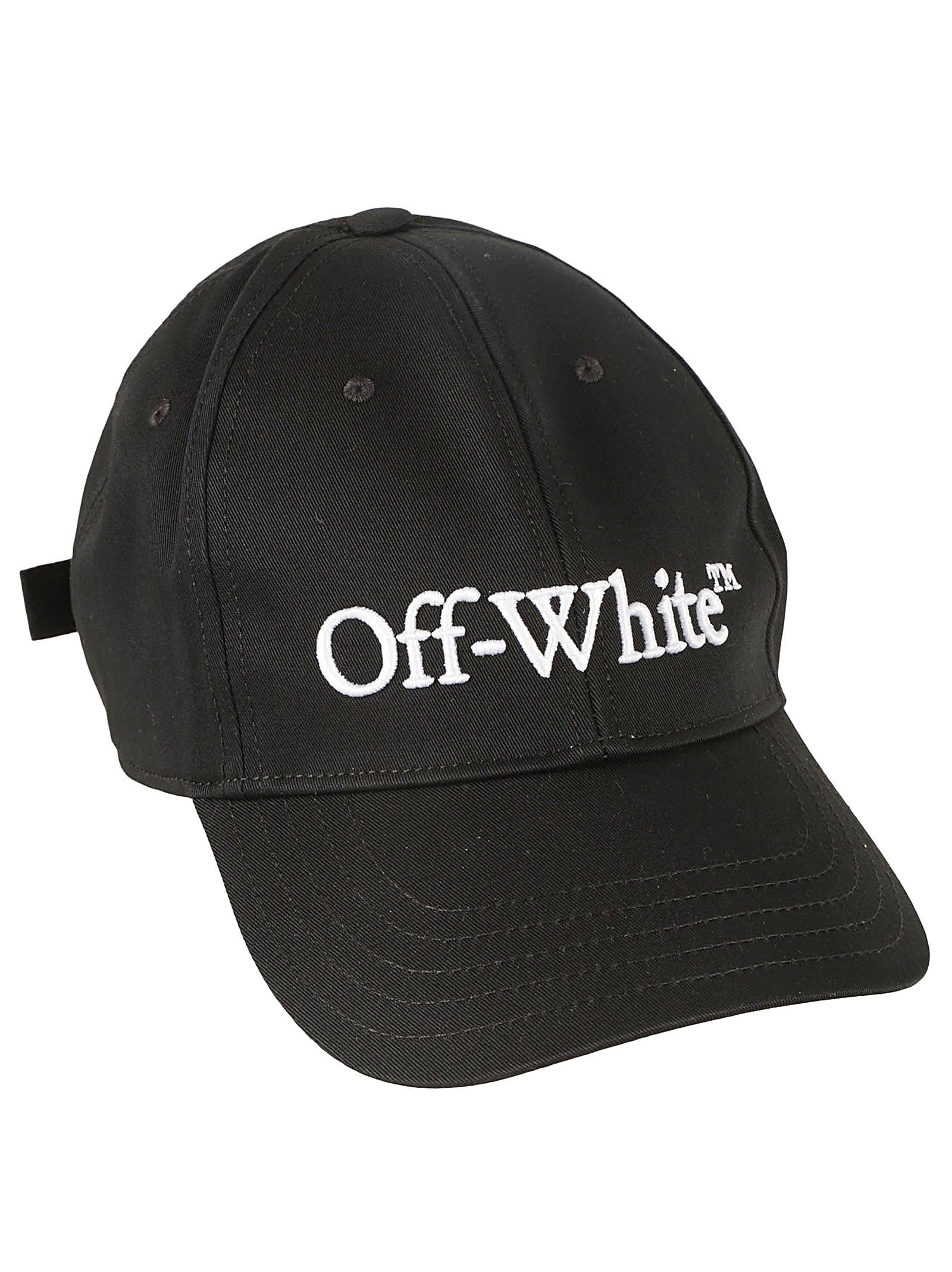 Off-white Drill Logo Bksh Baseball Cap In Black/white