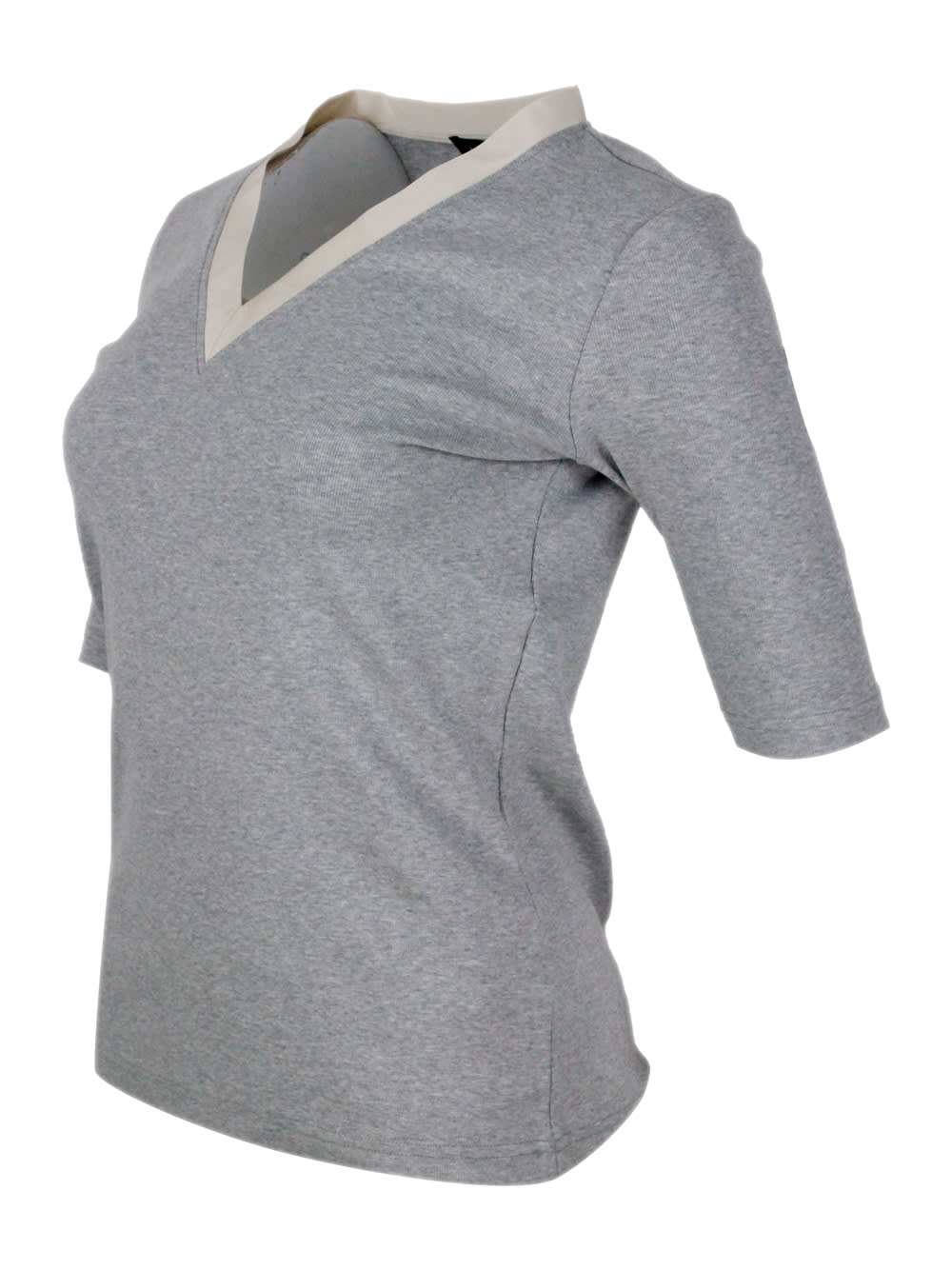 Fabiana Filippi T-shirt Grey In Grey