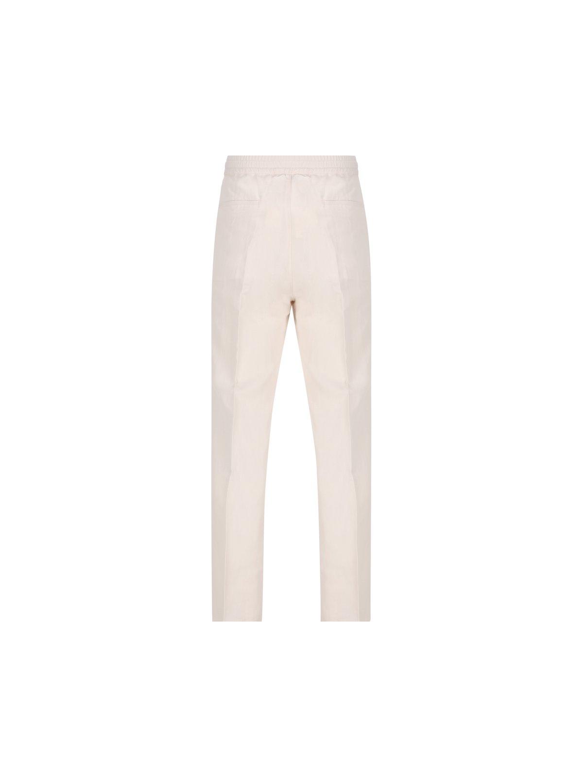 Brunello Cucinelli Drawstring Tapered Leg Trousers