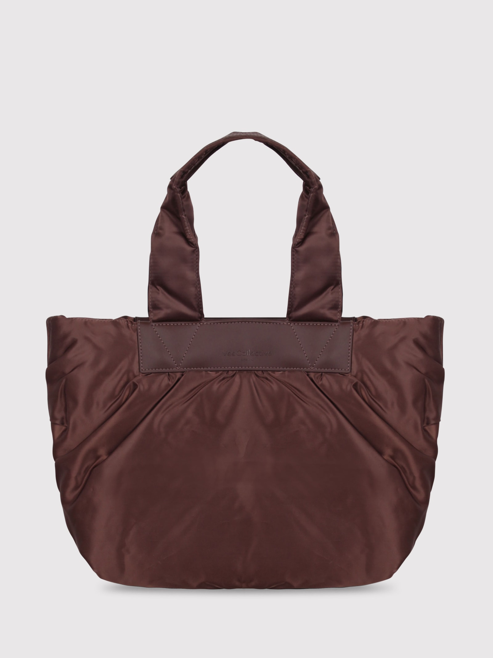 Veecollective Vee Collective Small Caba Tote Bag In Brown