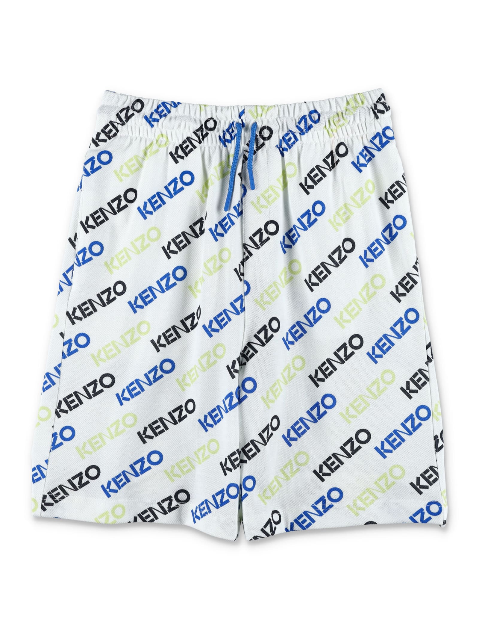 Kenzo Logo-print Shorts In White
