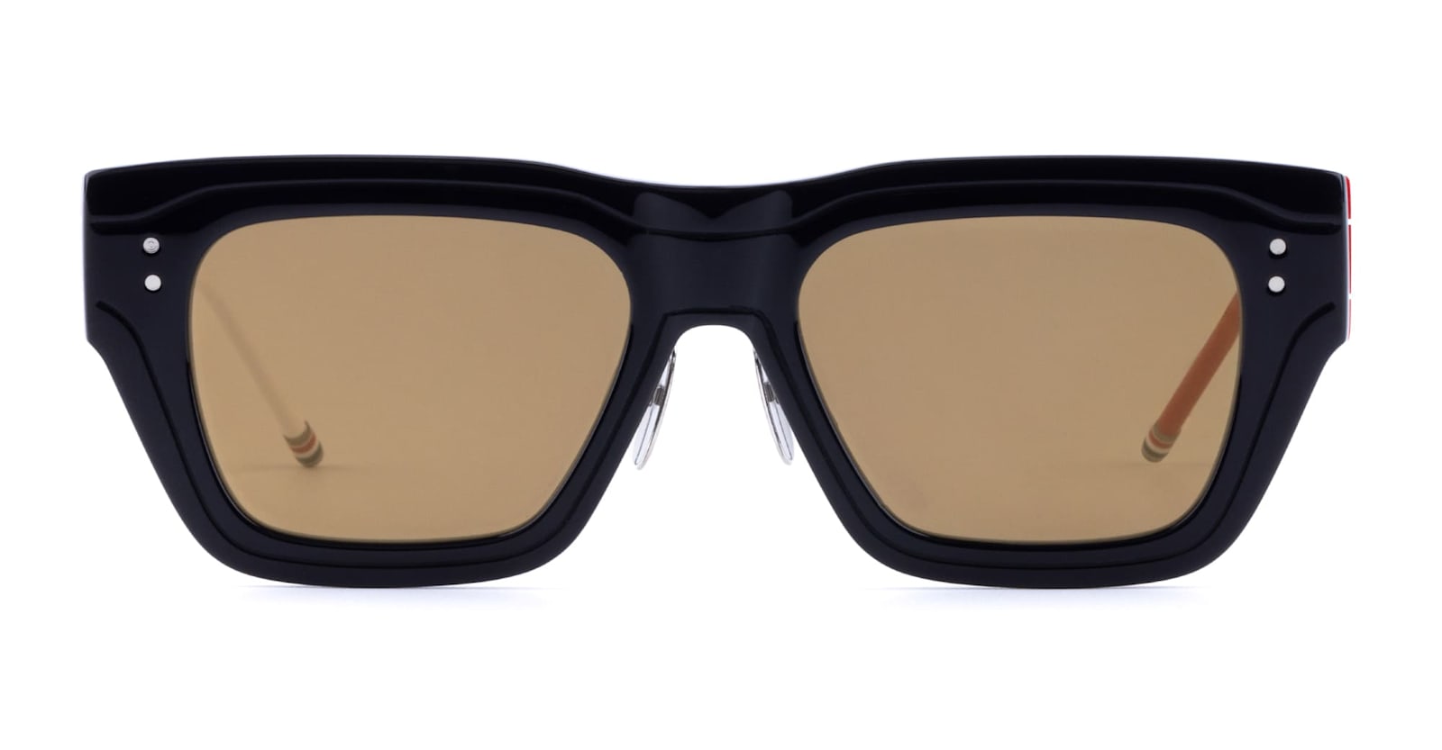 Rectangular - Navy / White / Red Asian Fit Sunglasses