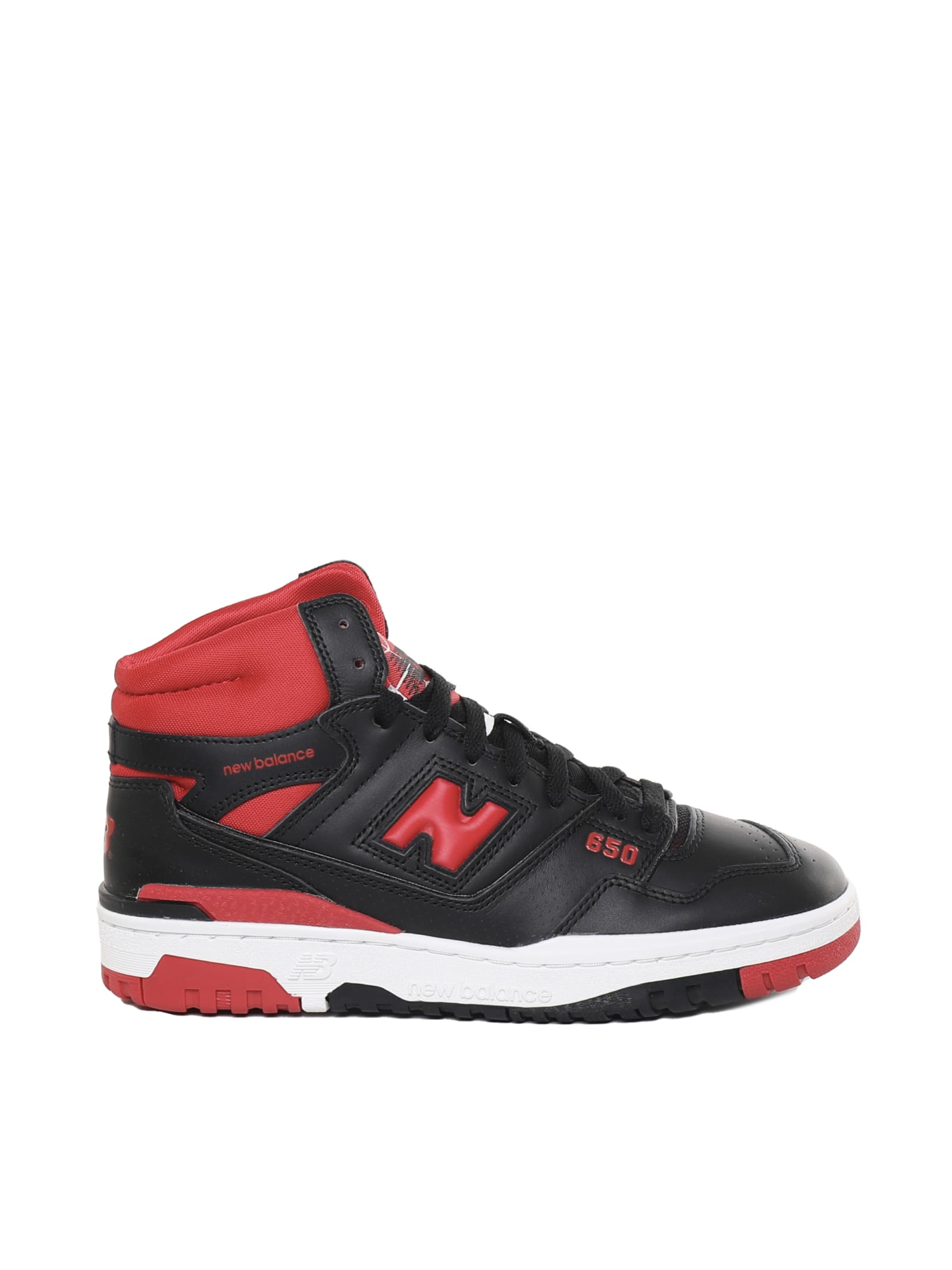 New Balance Sneakers Bb650 In Black/red