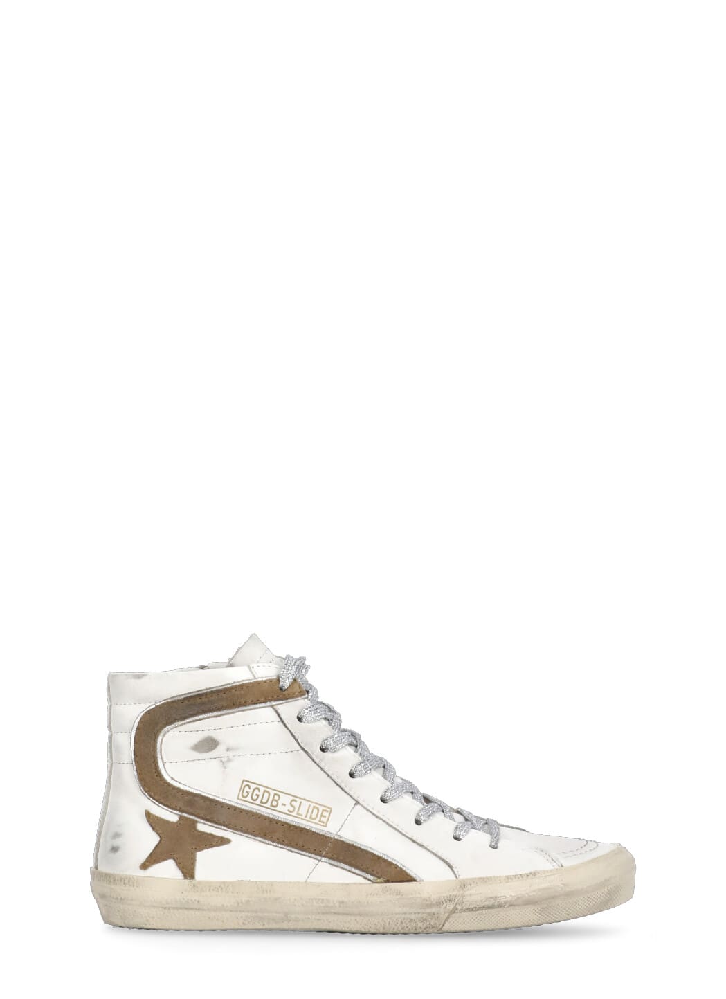 Shop Golden Goose Slide Classic Sneakers In White