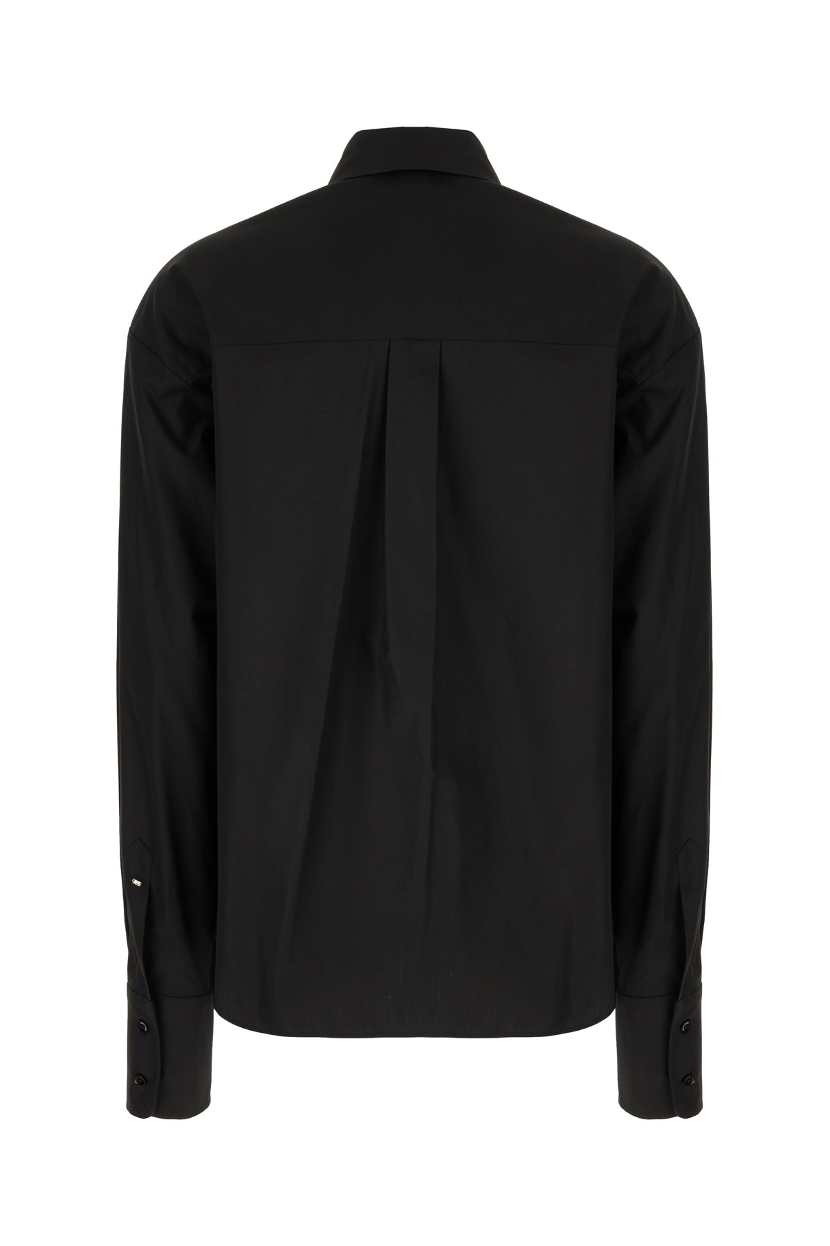 Sportmax Black Wool Shirt In Nero