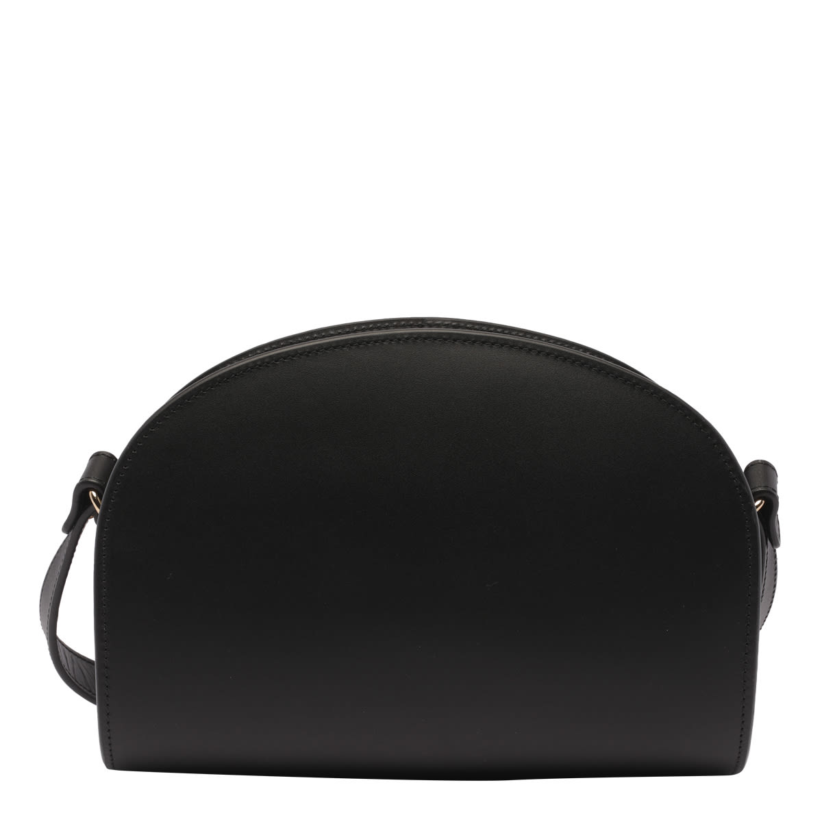 Shop Apc Demi Lune Crossbody Bag In Black
