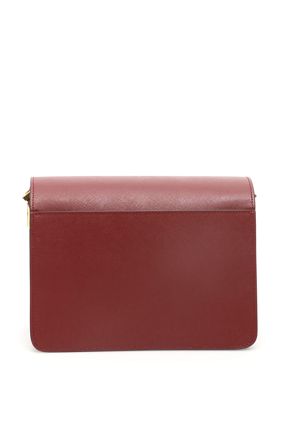 Shop Marni Trunk Medium Bag In Ruby (red)